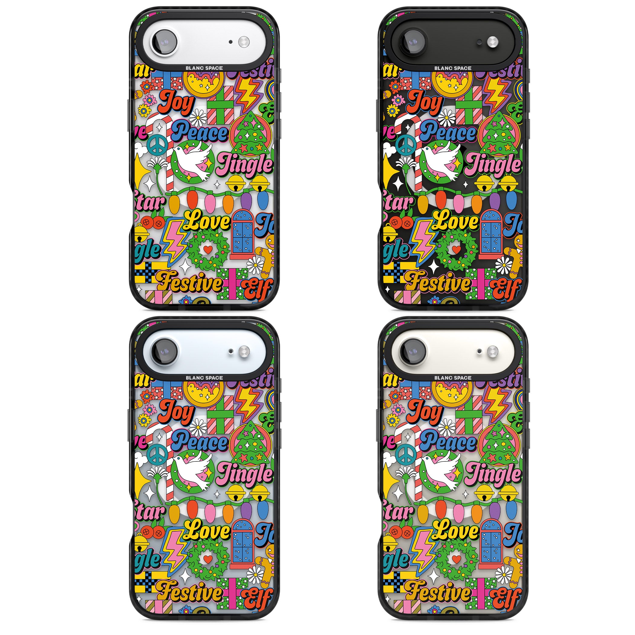 Peace & Festivities iPhone 17 Air Impact Pro Black Phone Case APT Impact Protection