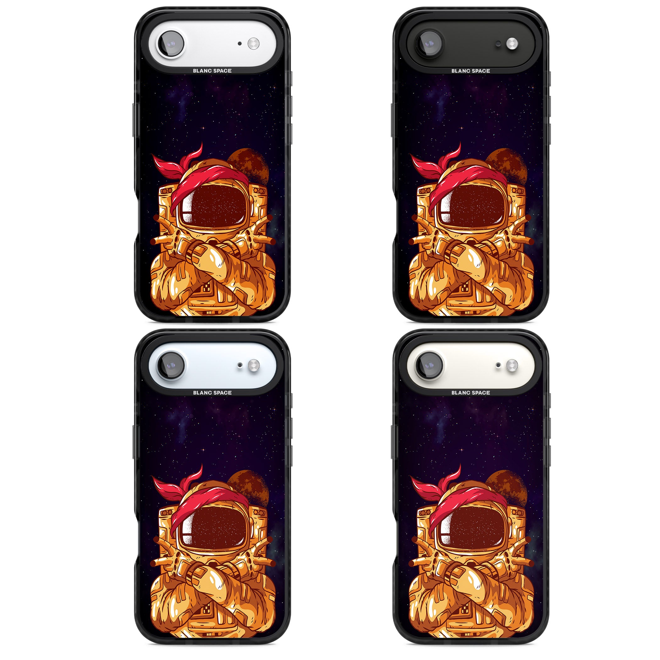 Space Gangster iPhone 17 Air Impact Pro Black Phone Case APT Impact Protection