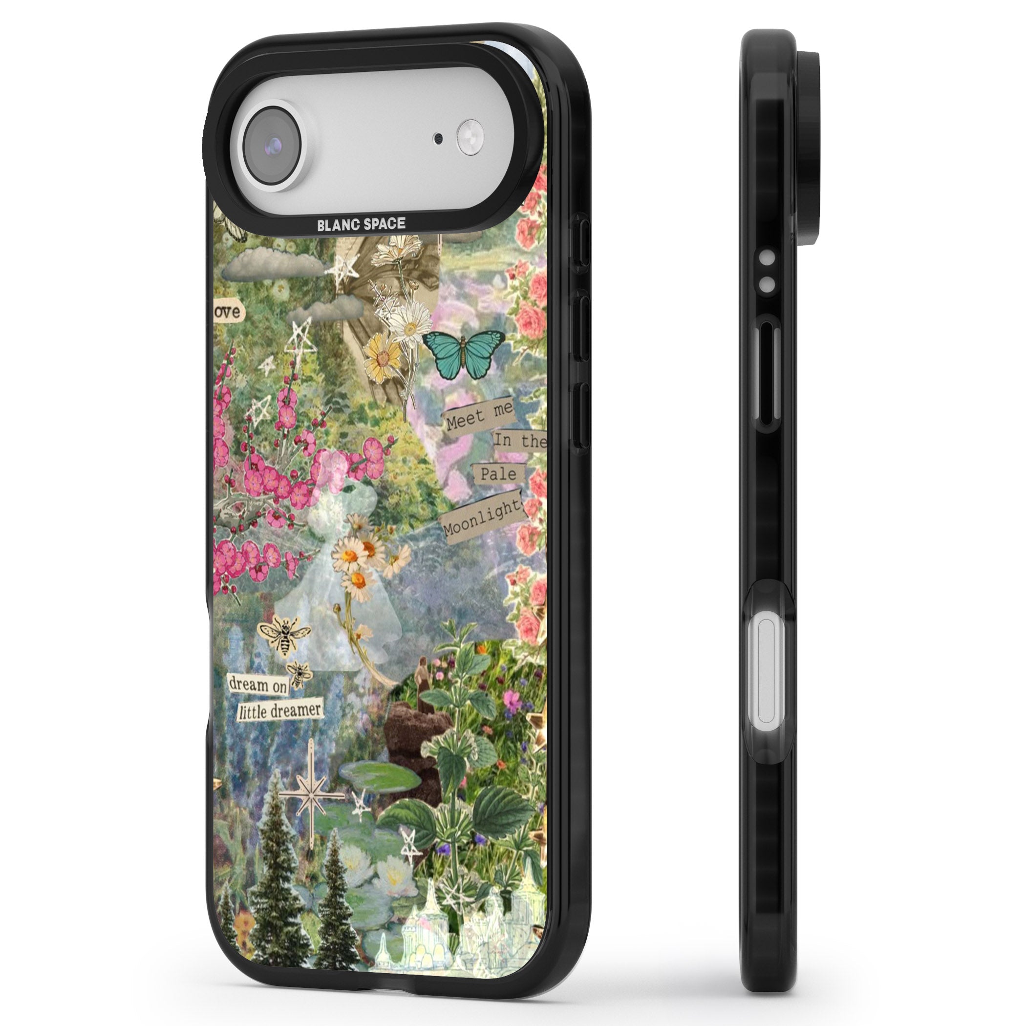 Spring Day iPhone 17 Air Impact Pro Black Phone Case Side Profile