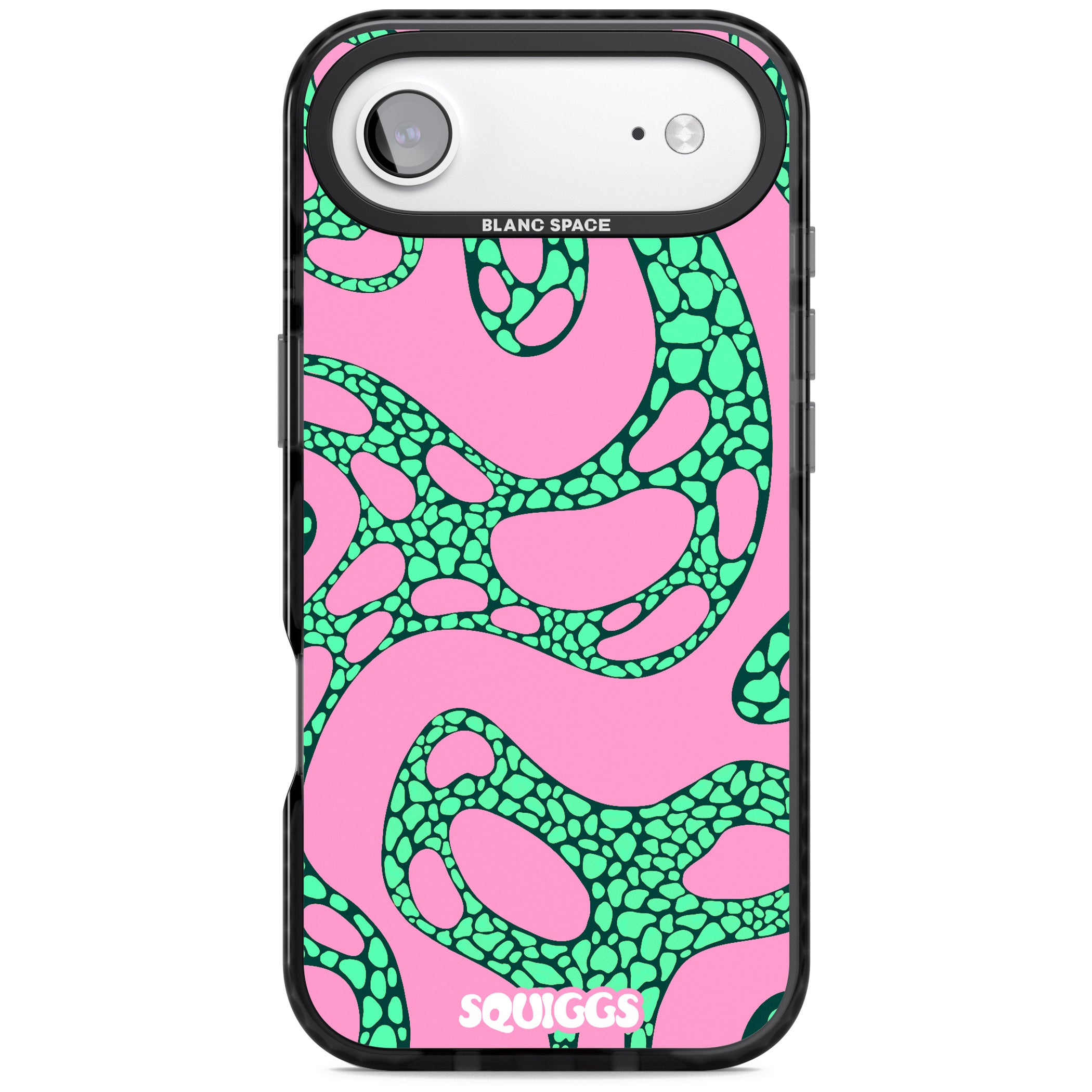 Alien Glow iPhone 17 Air Impact Pro Black Phone Case