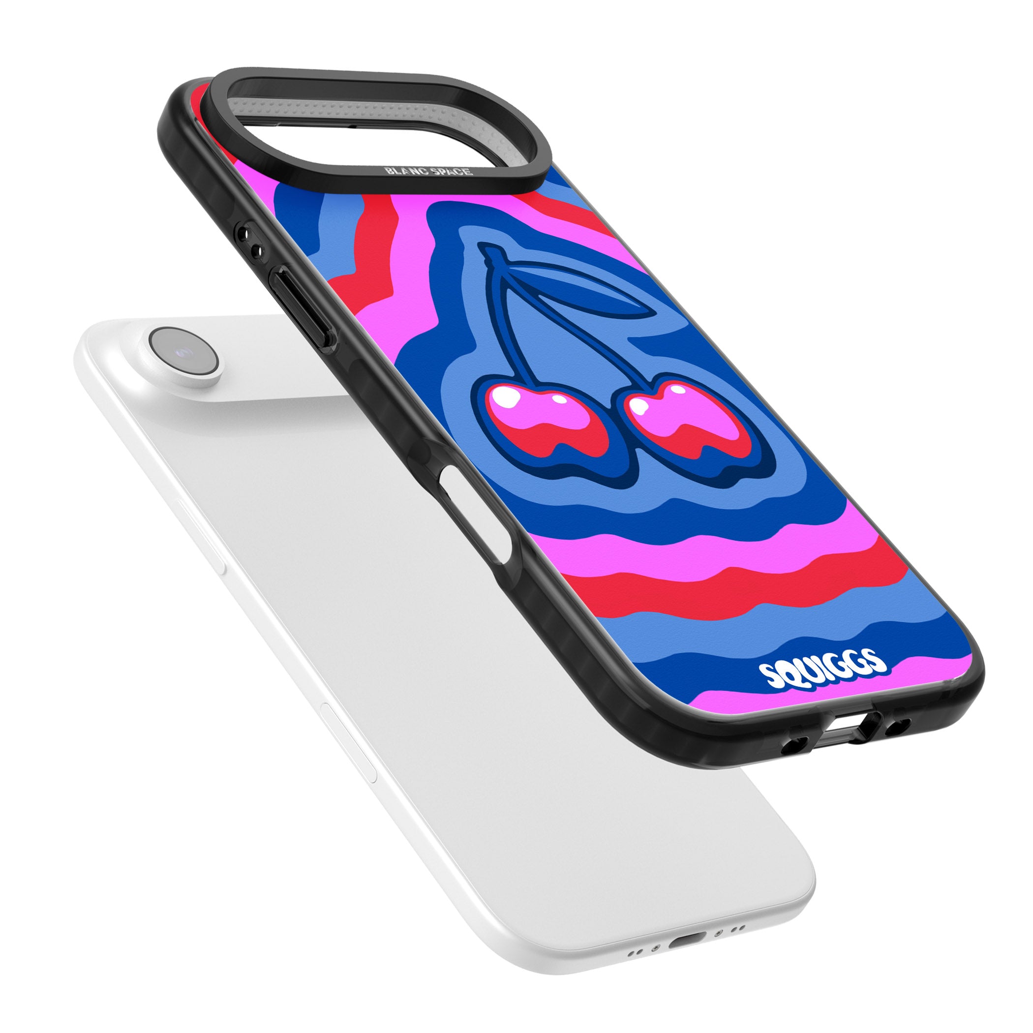 Cherry Rainbow iPhone 17 Air Impact Pro Black Phone Case Colours