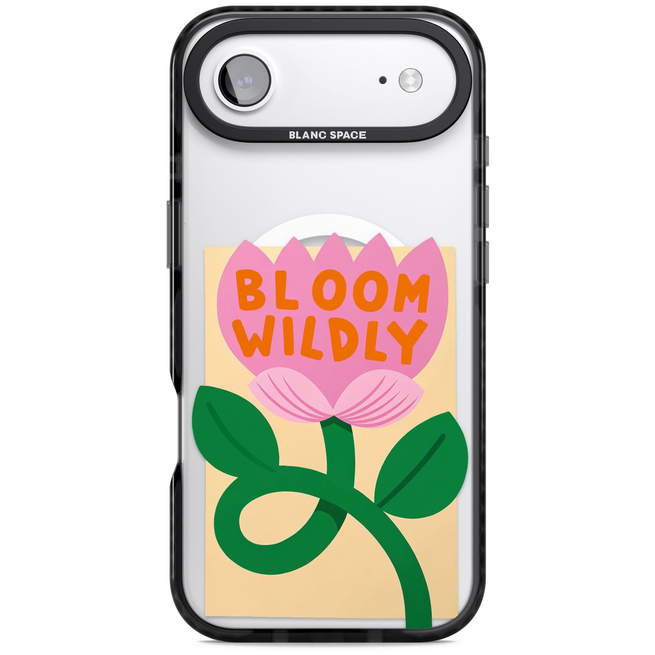 Bloom Wildly iPhone 17 Air Impact Pro Black Phone Case