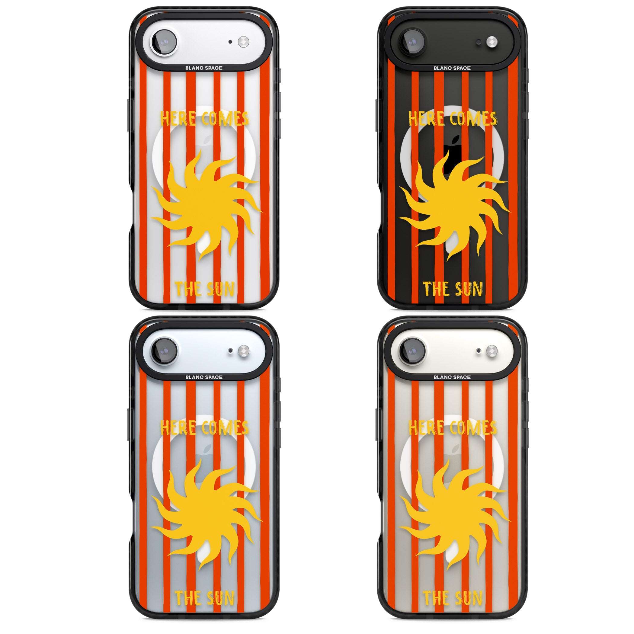 Here Comes The Sun iPhone 17 Air Impact Pro Black Phone Case APT Impact Protection