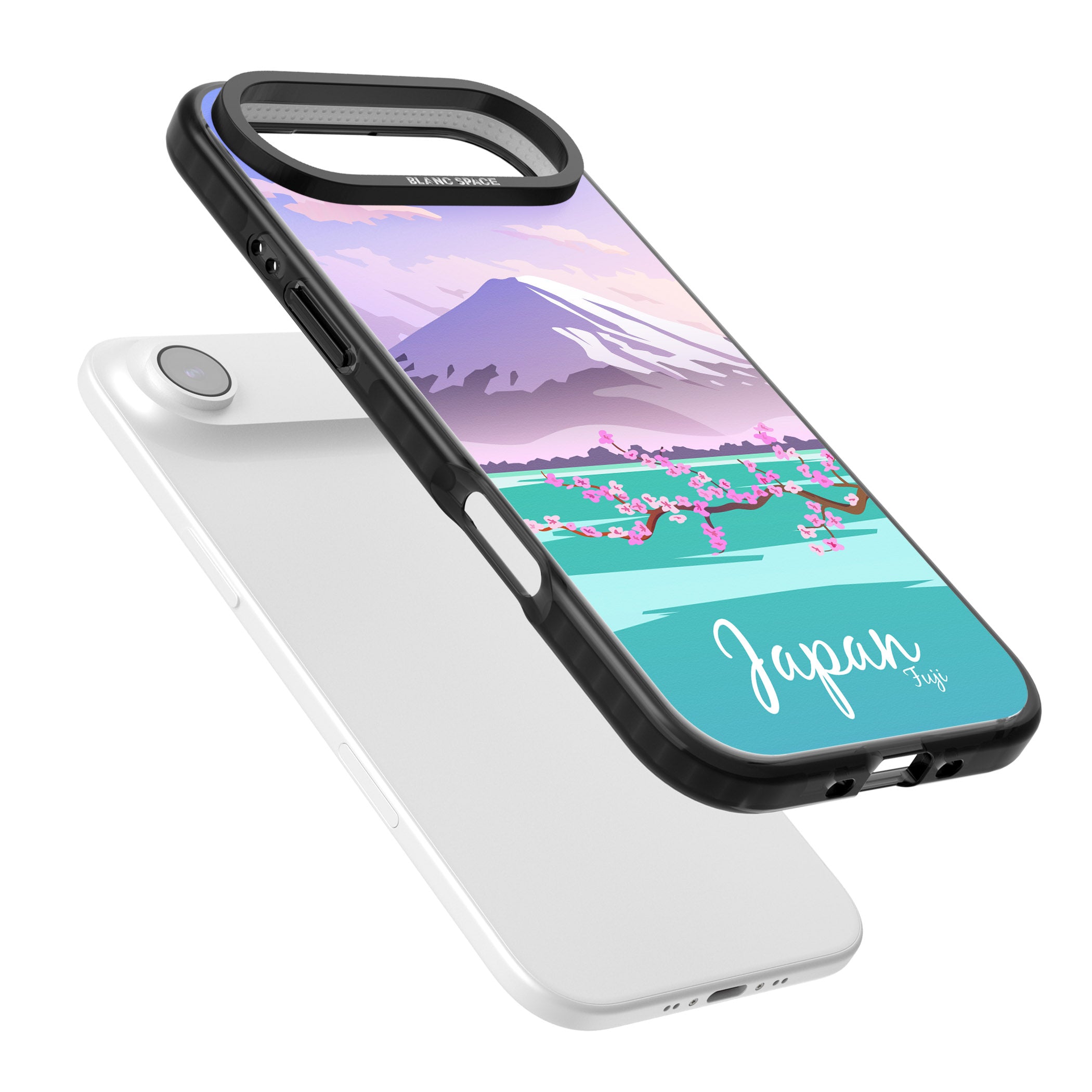 Vintage Travel Poster Japan iPhone 17 Air Impact Pro Black Phone Case Colours