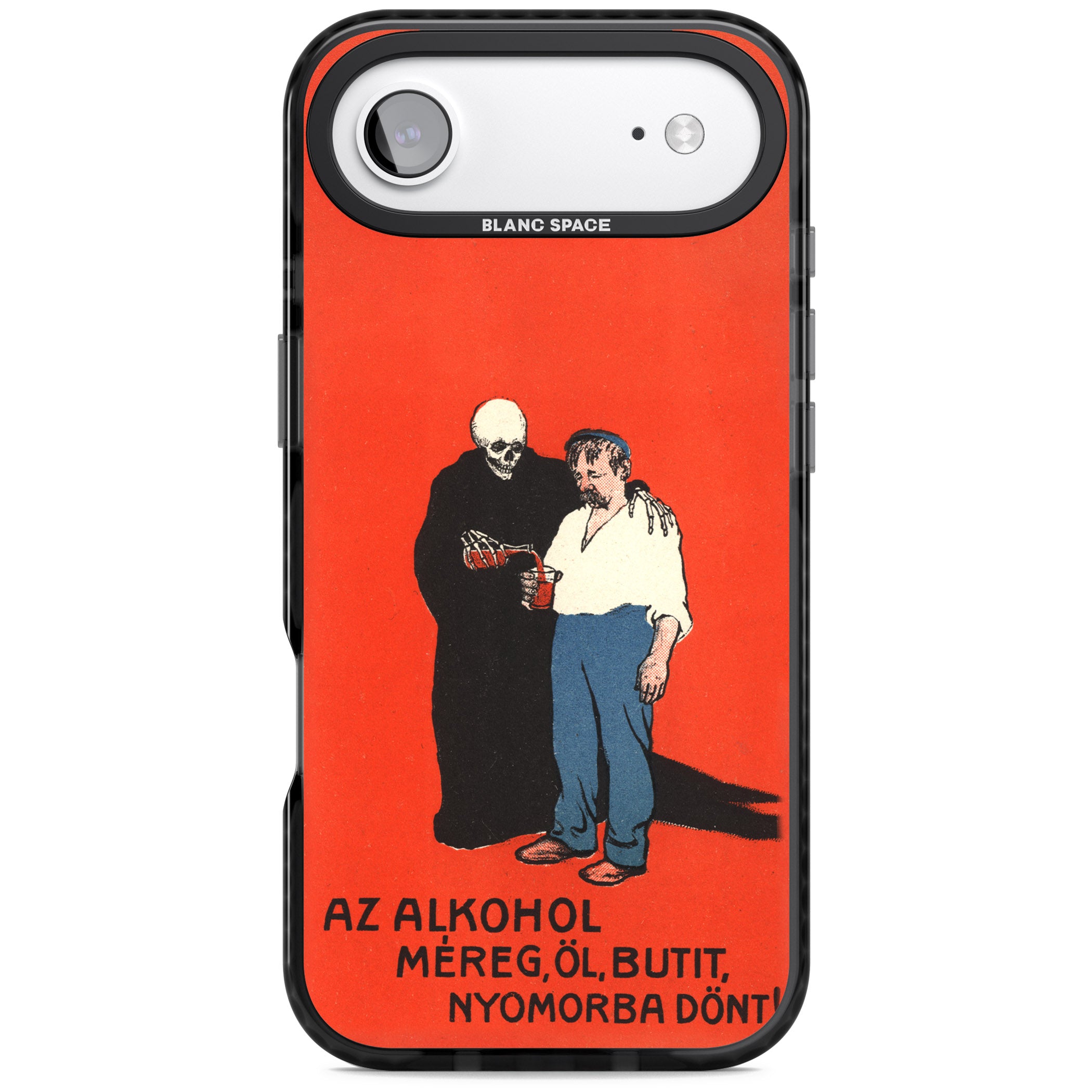 Az Alkohol Poster iPhone 17 Air Impact Pro Black Phone Case
