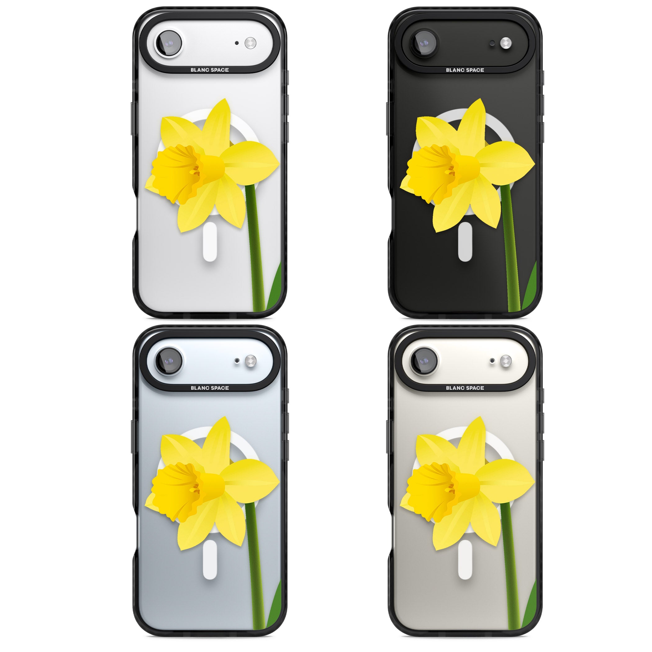 Daffodil iPhone 17 Air Impact Pro Black Phone Case APT Impact Protection