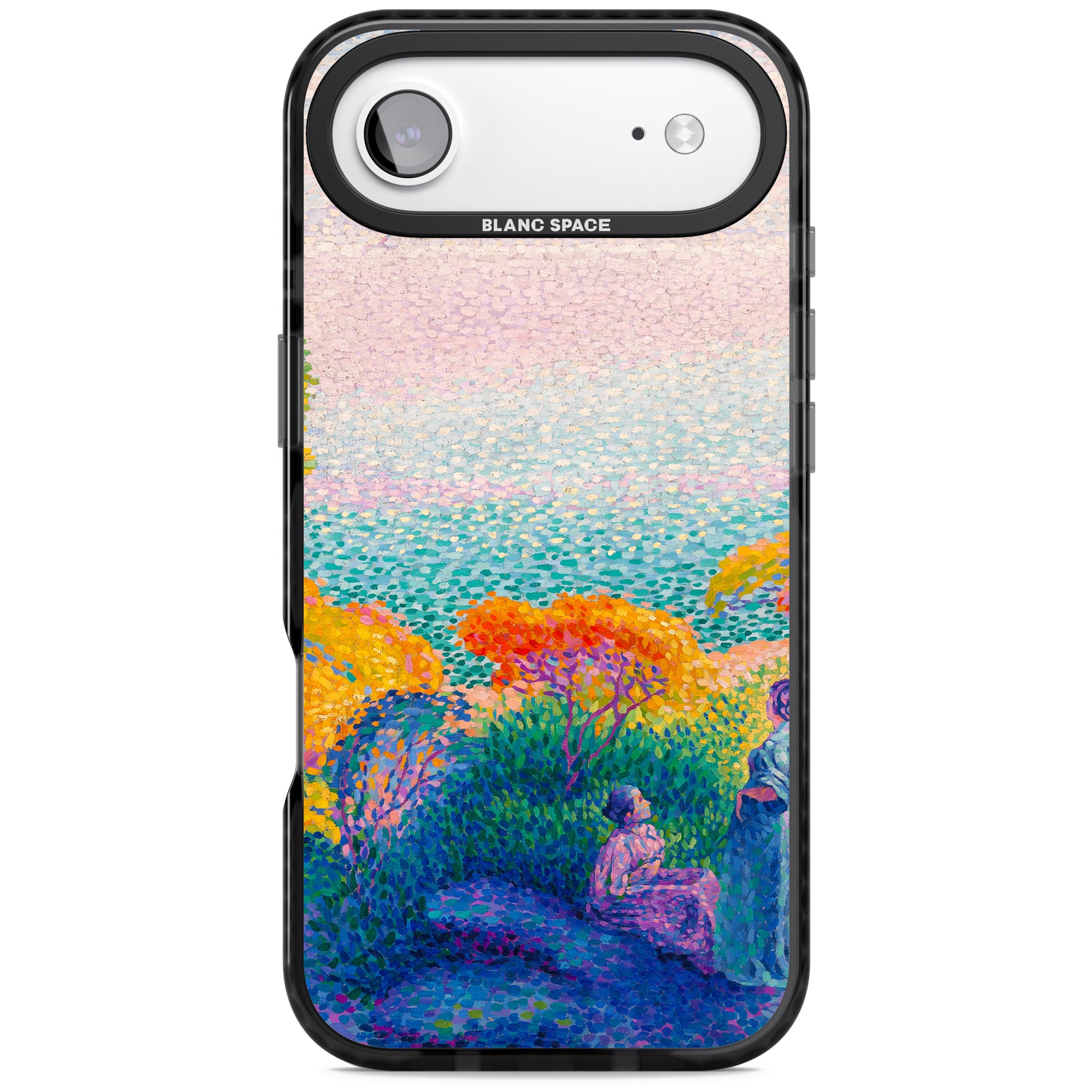 Two Women by the Shore iPhone 17 Air Impact Pro Black Phone Case