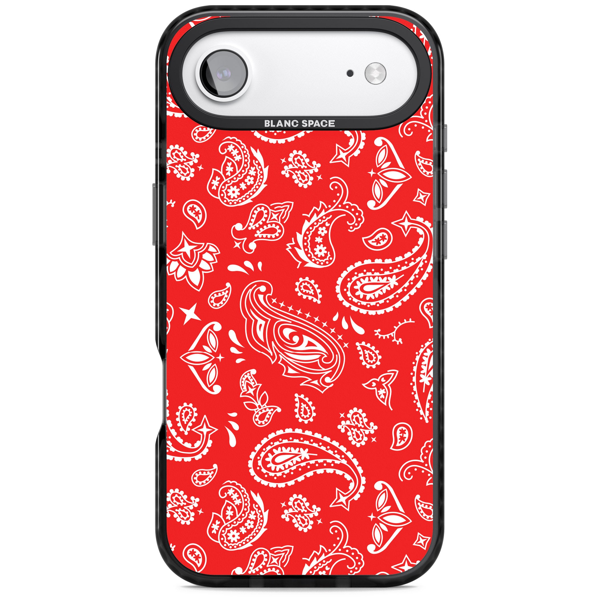 Red Bandana iPhone 17 Air Impact Pro Black Phone Case