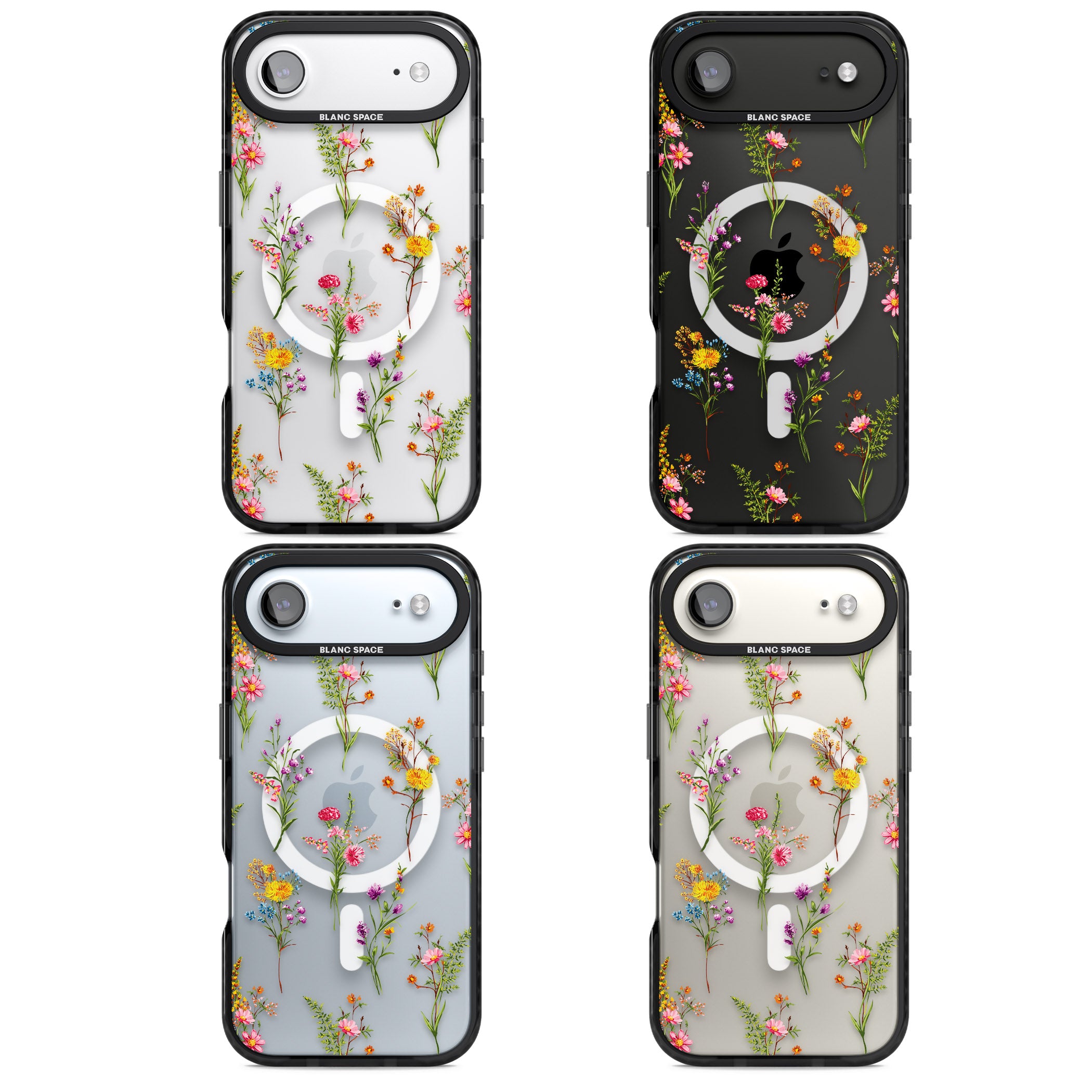 Picked Wildflowers iPhone 17 Air Impact Pro Black Phone Case APT Impact Protection