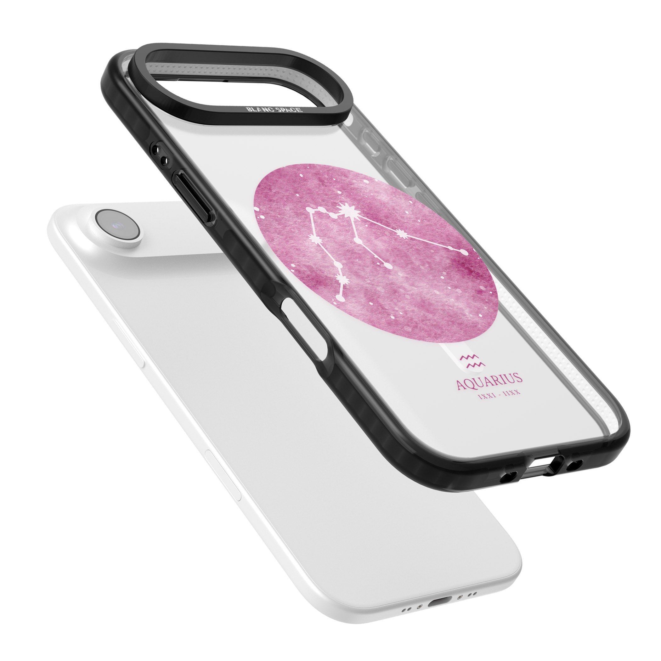 Aquarius Zodiac iPhone 17 Air Impact Pro Black Phone Case Colours