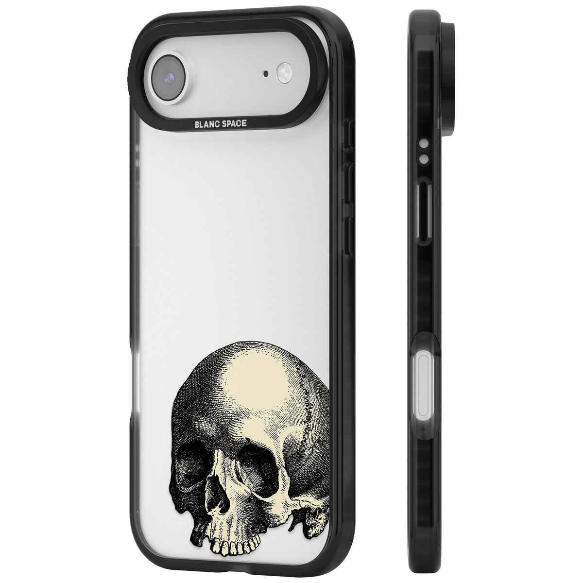 Memento Mori iPhone Air Impact Black Phone Case side