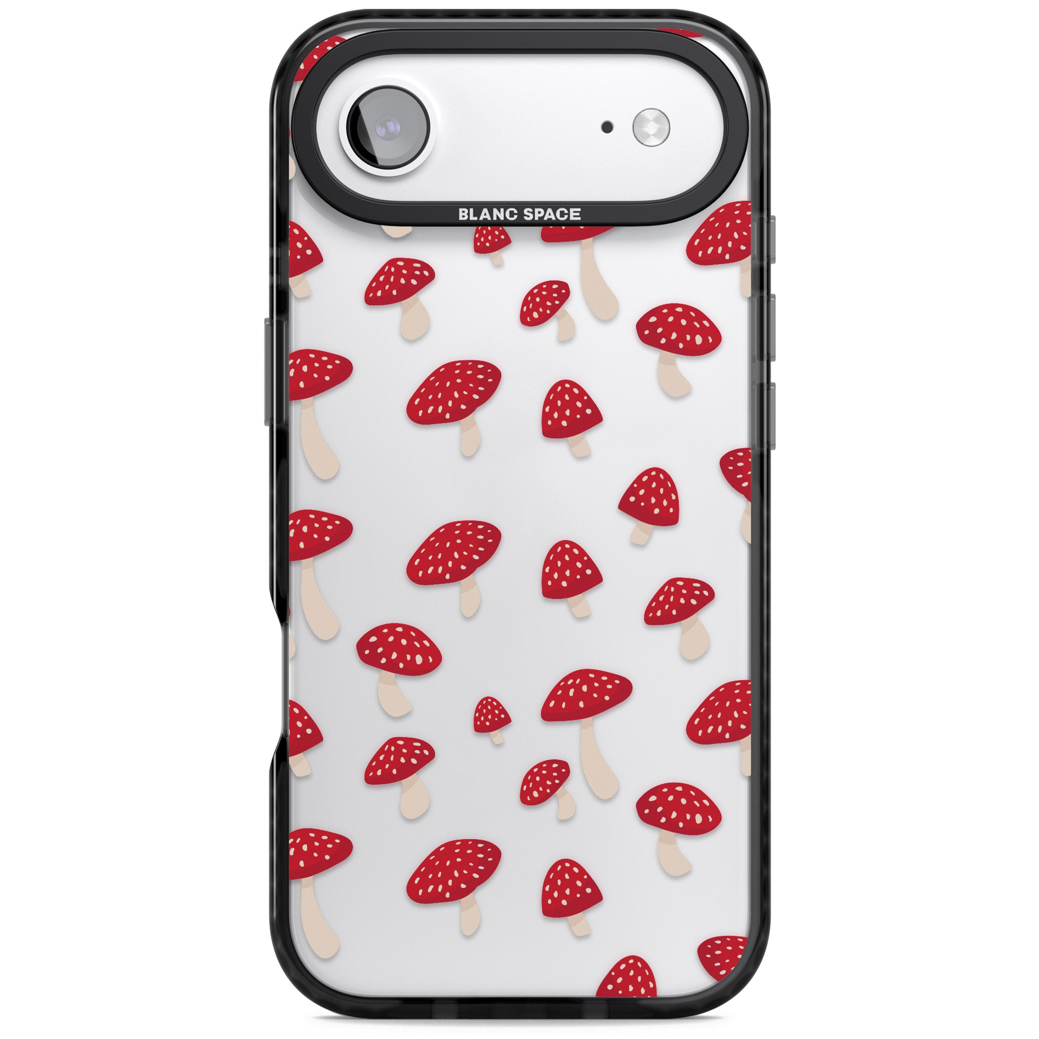 Magical Mushroom Pattern iPhone 17 Air Impact Black Phone Case