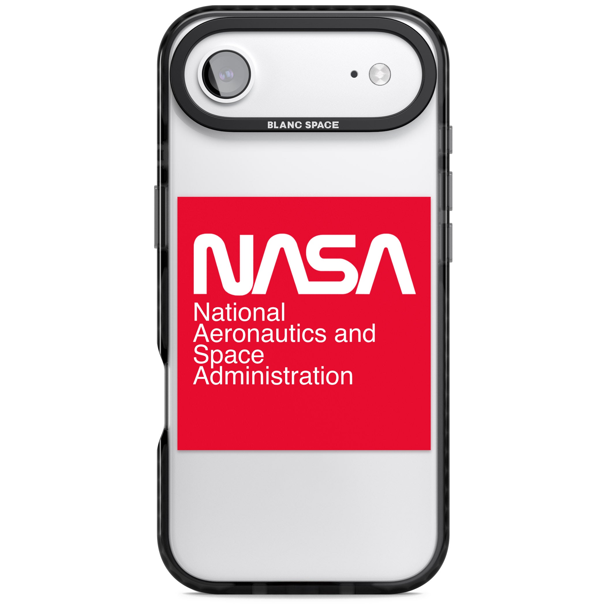 Nasa The Worm Box iPhone 17 Air Impact Black Phone Case