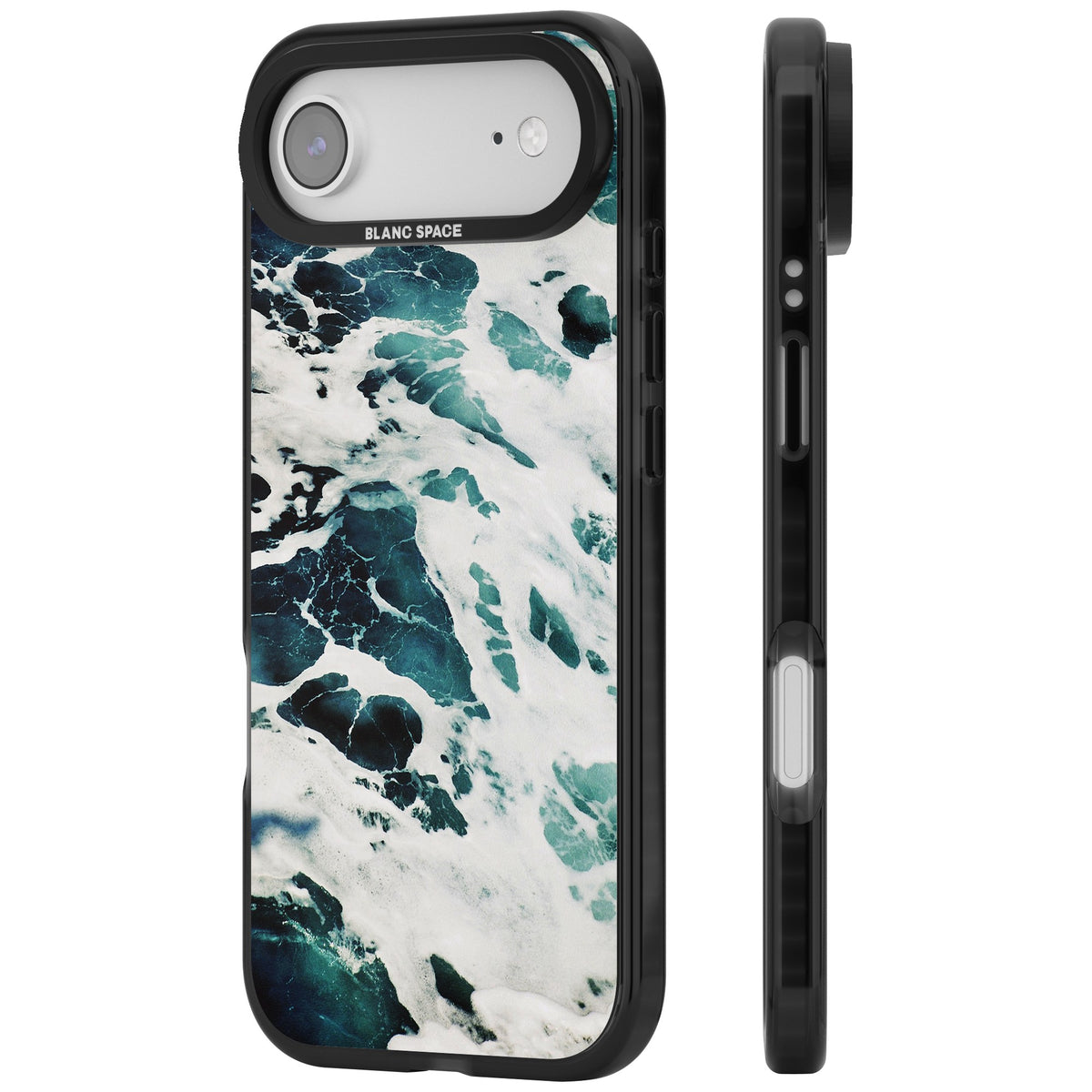 Ocean Surge iPhone Air Impact Black Phone Case side