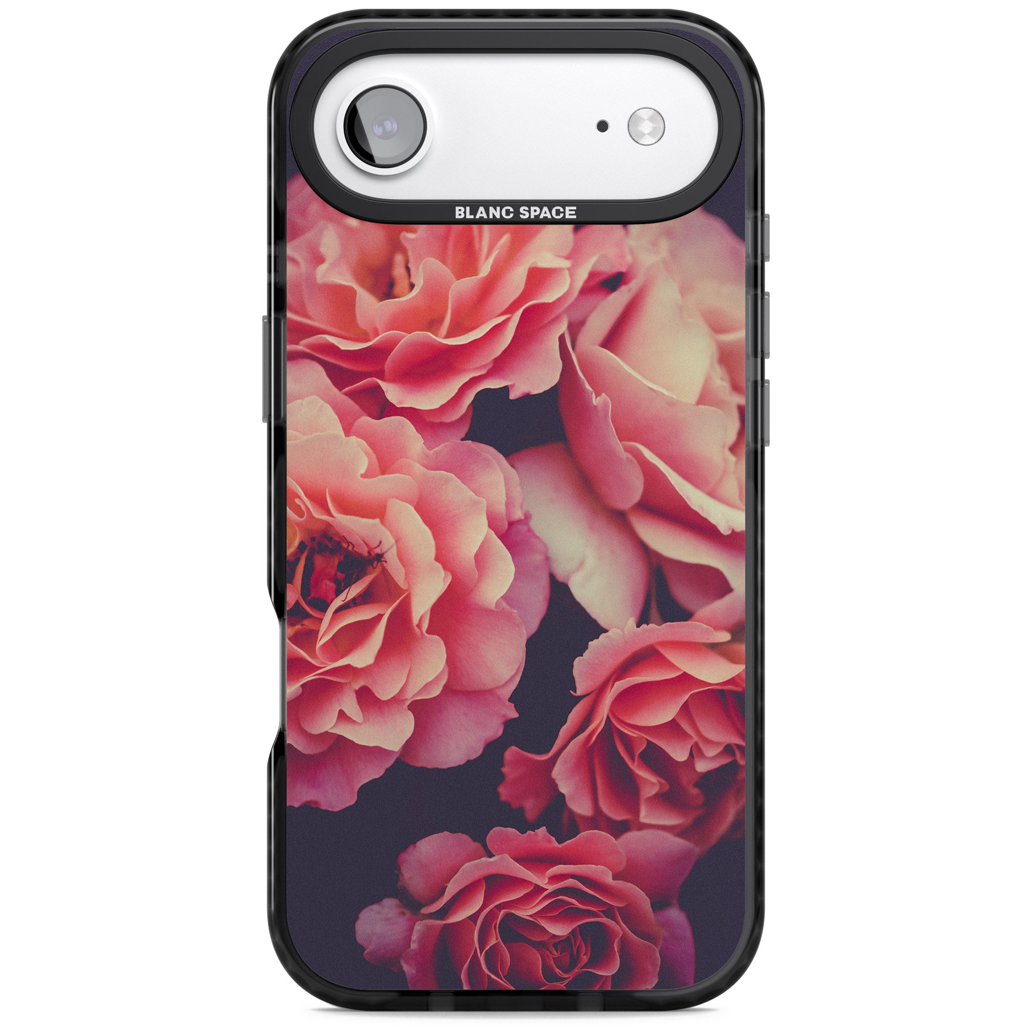 Midnight Rose Bloom iPhone 17 Air Impact Black Phone Case