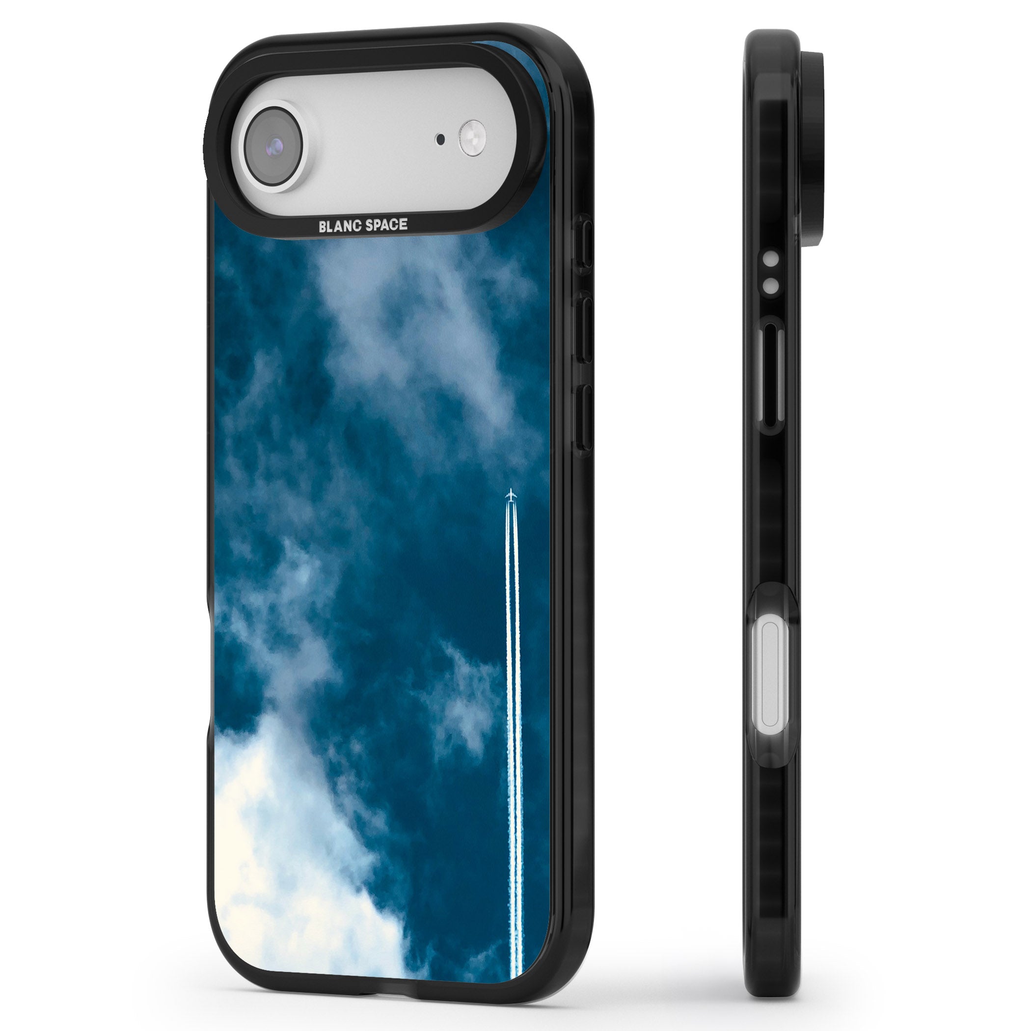 Sky Trail iPhone 17 Air Impact Black Phone Case Side Profile