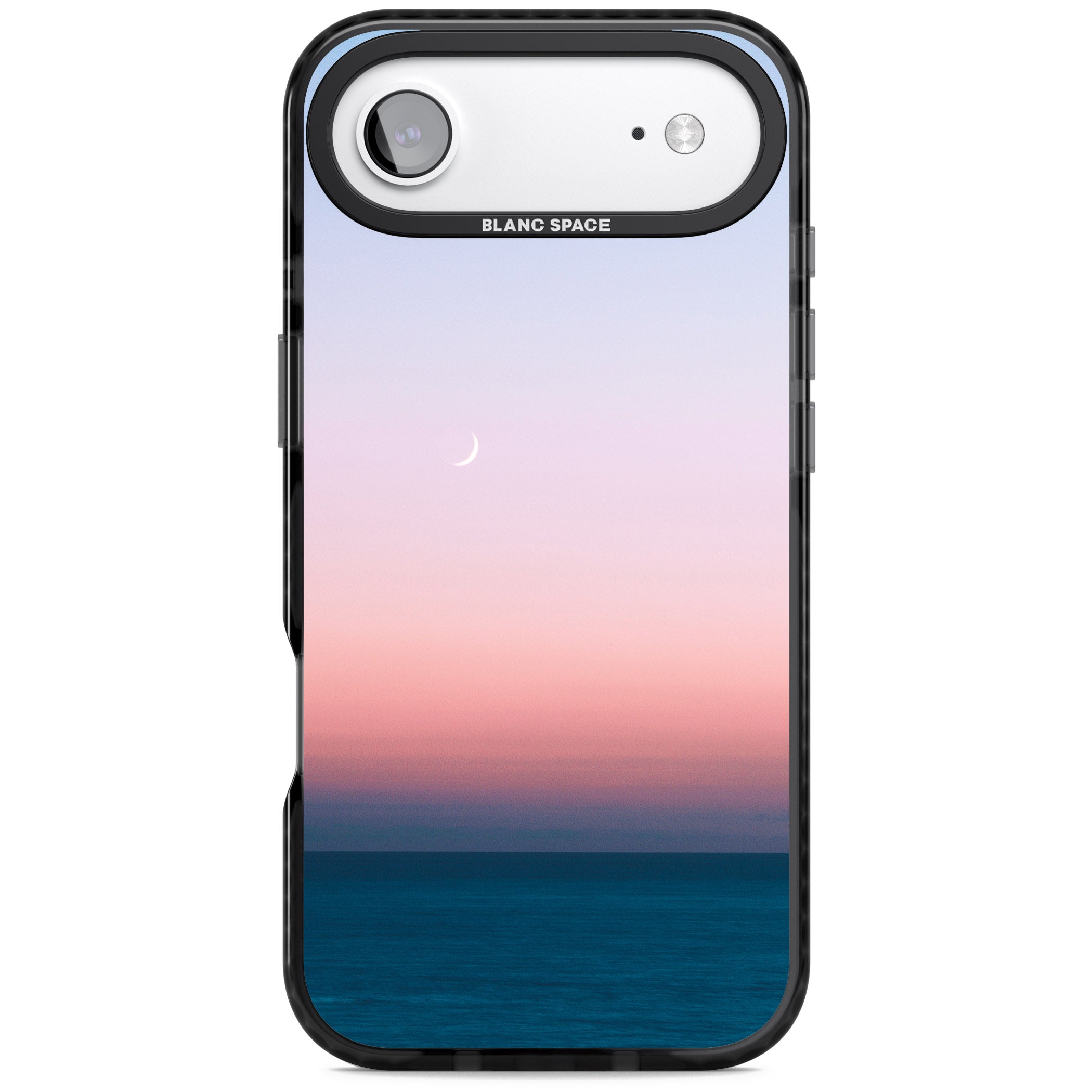 Pastel Ocean Sunset iPhone 17 Air Impact Black Phone Case