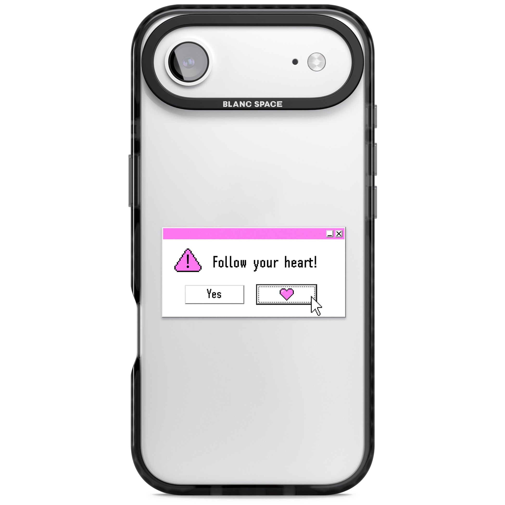 Follow Your Heart.Exe iPhone 17 Air Impact Black Phone Case