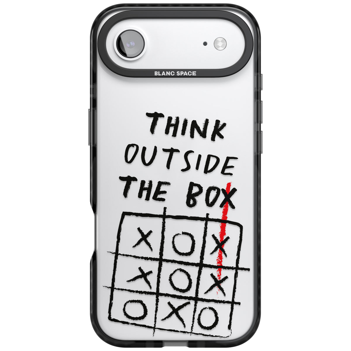 Think Outside The Box iPhone Air Impact Black Phone Case front