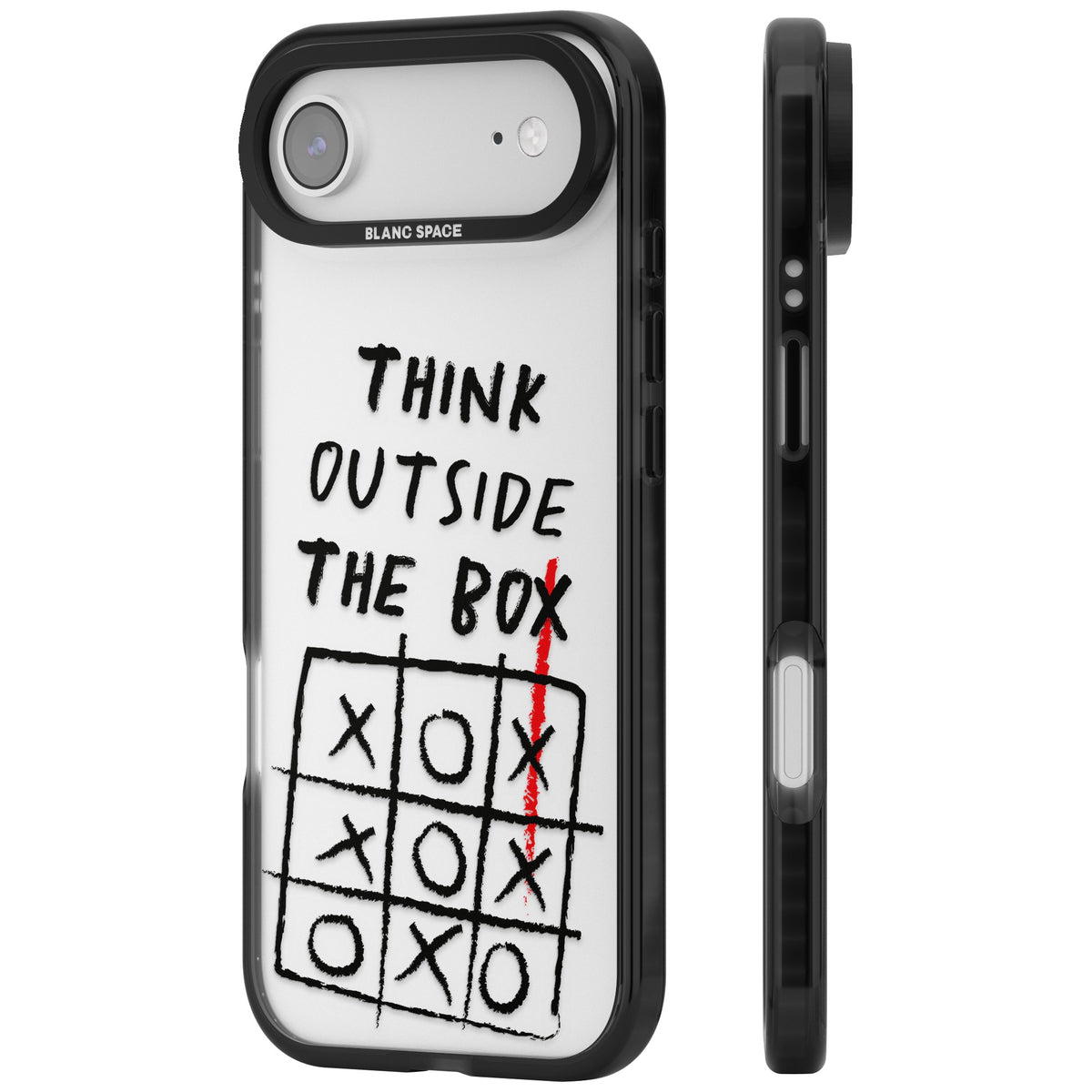 Think Outside The Box iPhone Air Impact Black Phone Case side