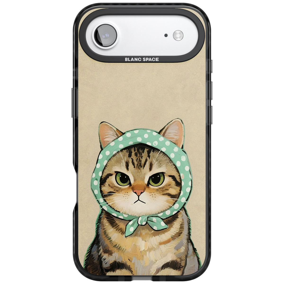 Cat Losing Patience iPhone Air Impact Black Phone Case front