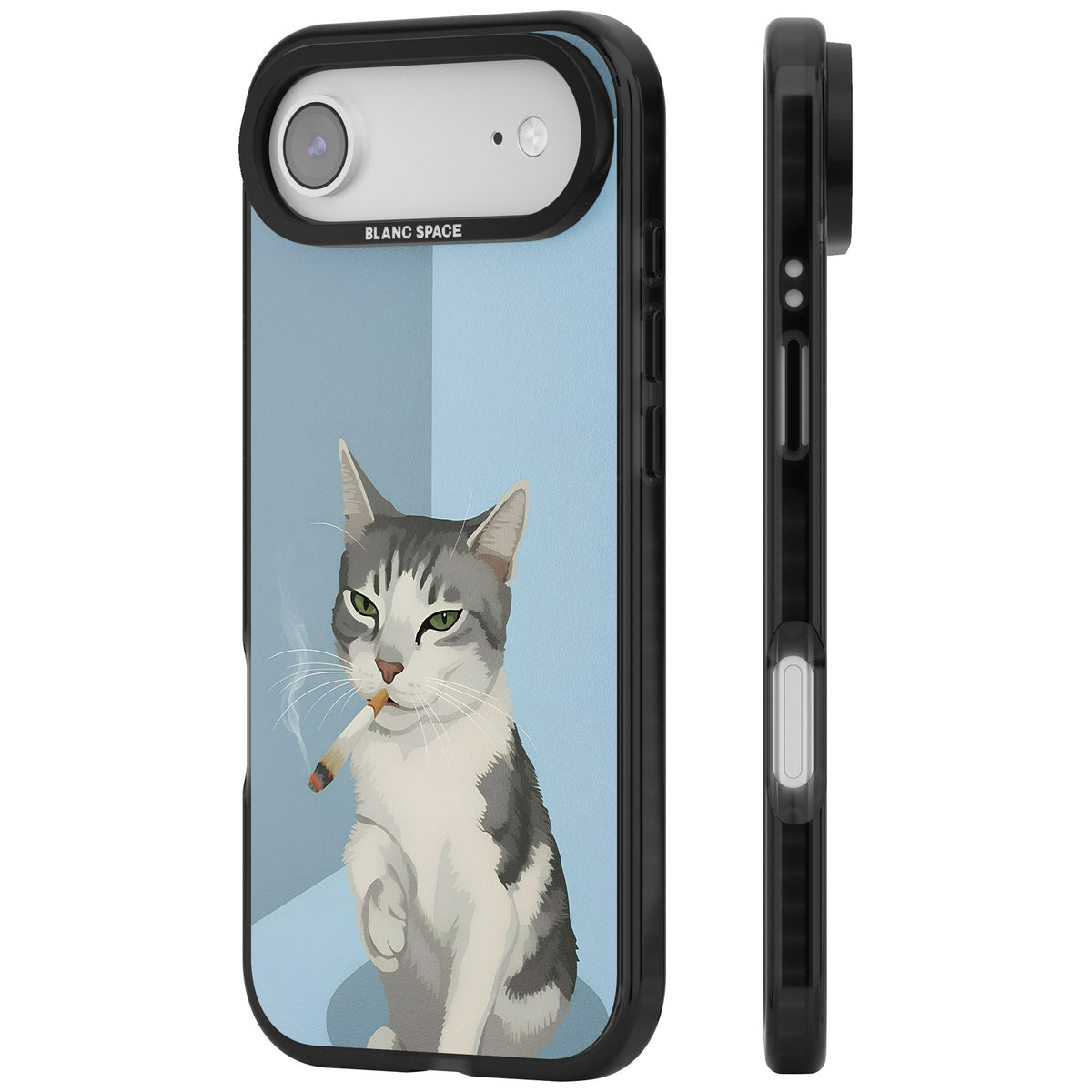 Better Than Cat Treats iPhone Air Impact Black Phone Case side