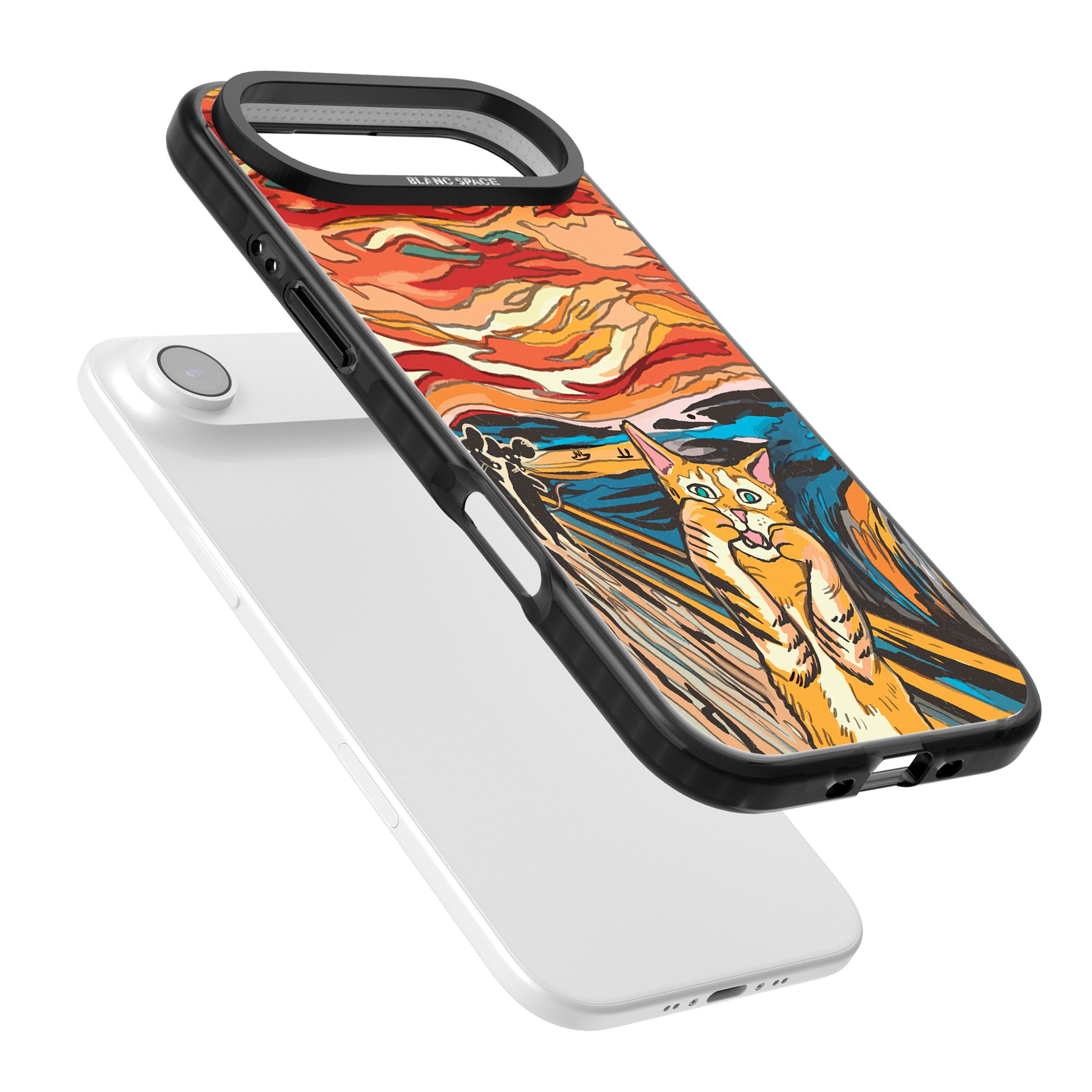 The Meow iPhone 17 Air Impact Black Phone Case Colours