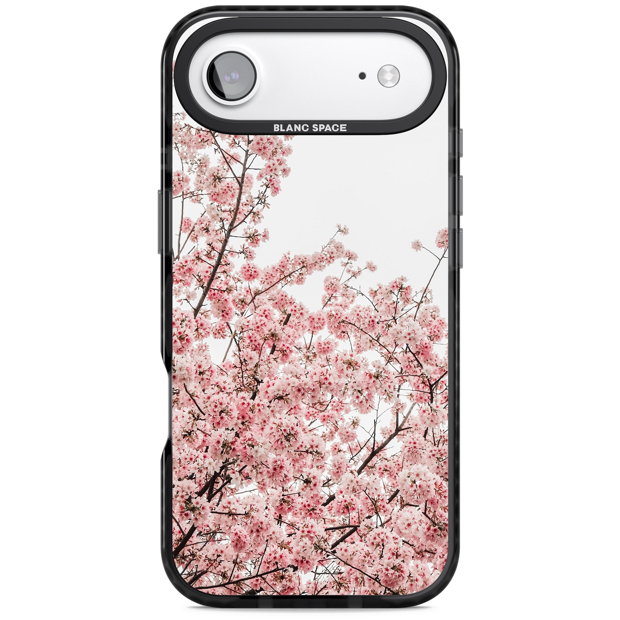 Cherry Blossom Bloom iPhone 17 Air Impact Black Phone Case