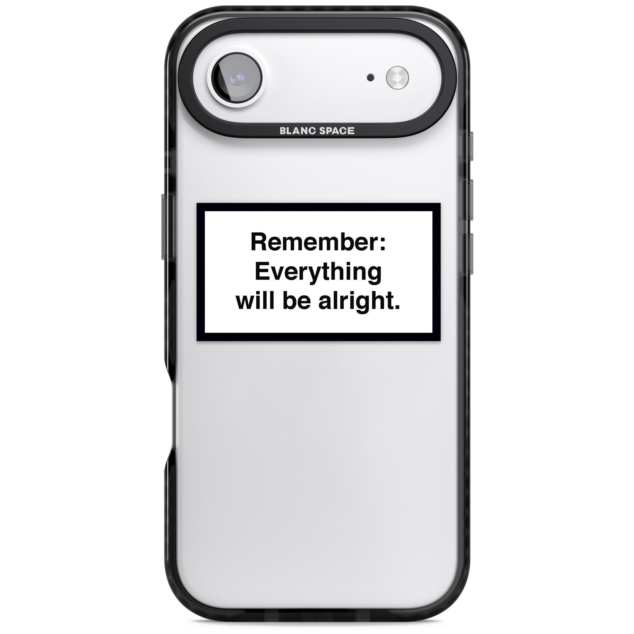 Everything Will Be Alright iPhone 17 Air Impact Black Phone Case