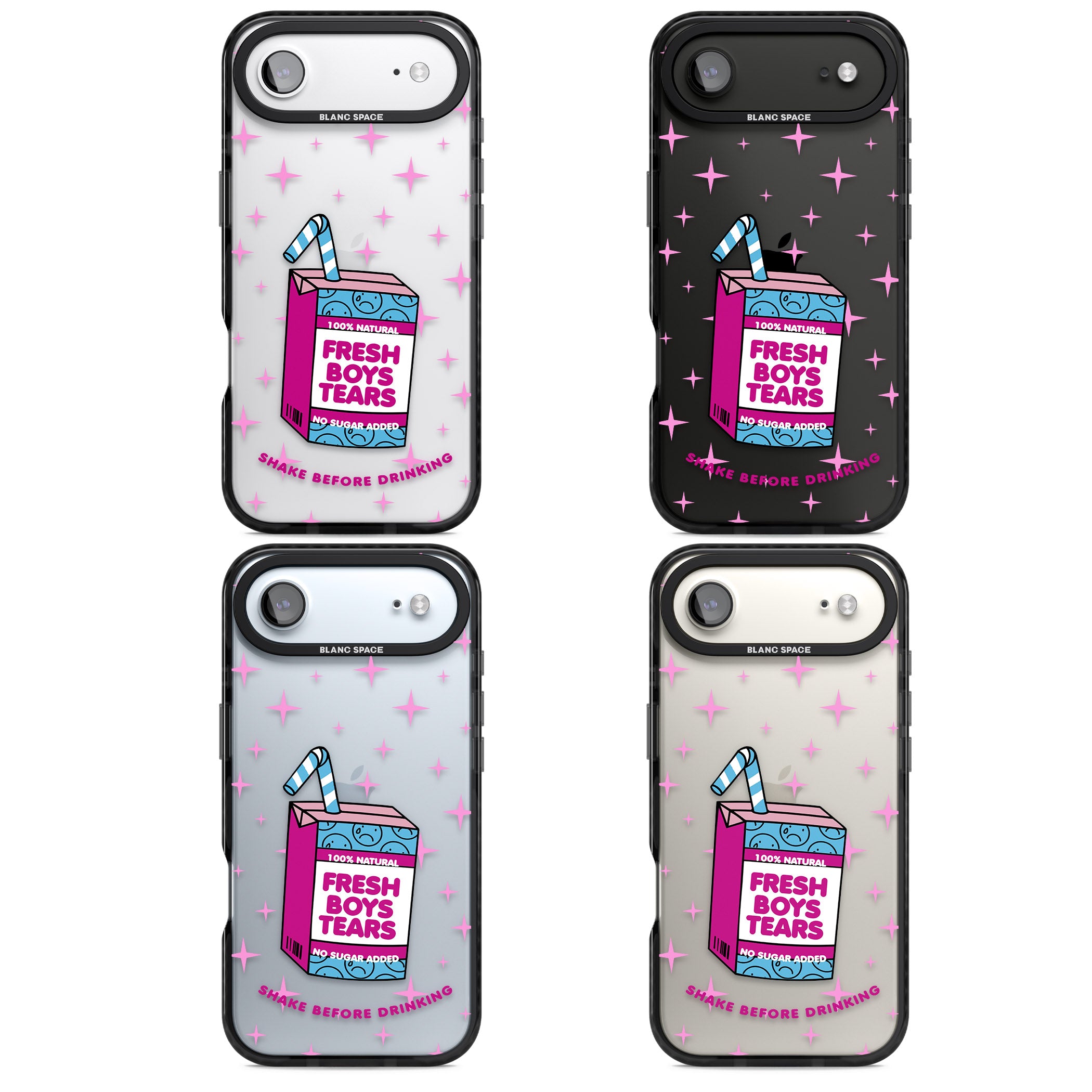 Boy Tears iPhone 17 Air Impact Black Phone Case APT Impact Protection