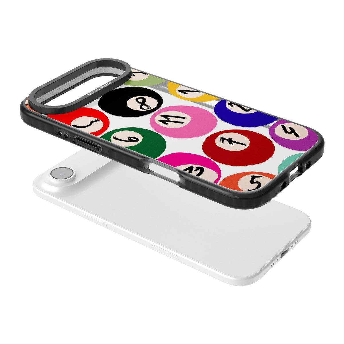 Lucky Break iPhone Air Impact Black Phone Case angled