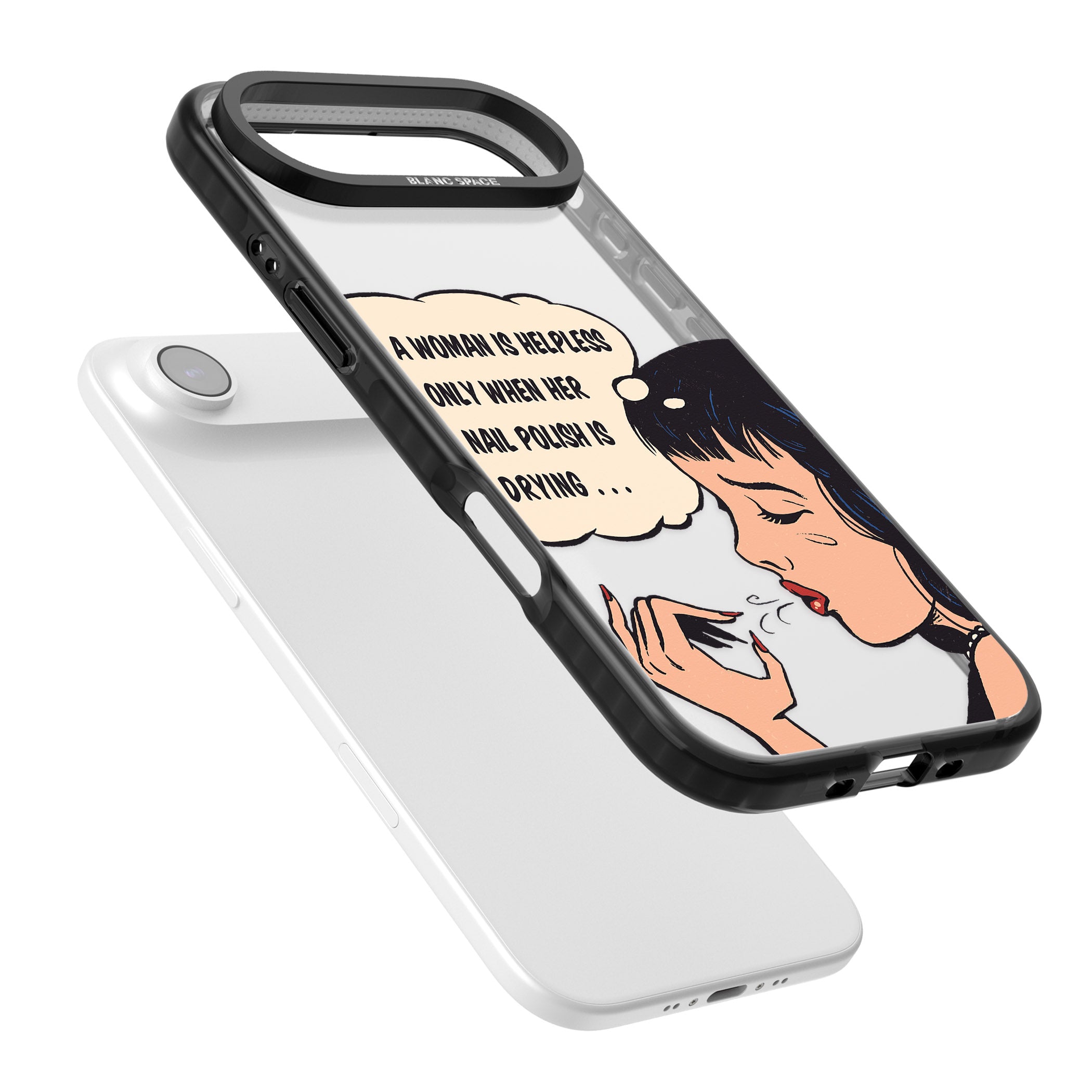 Drying Nails Pop Art iPhone 17 Air Impact Black Phone Case Colours