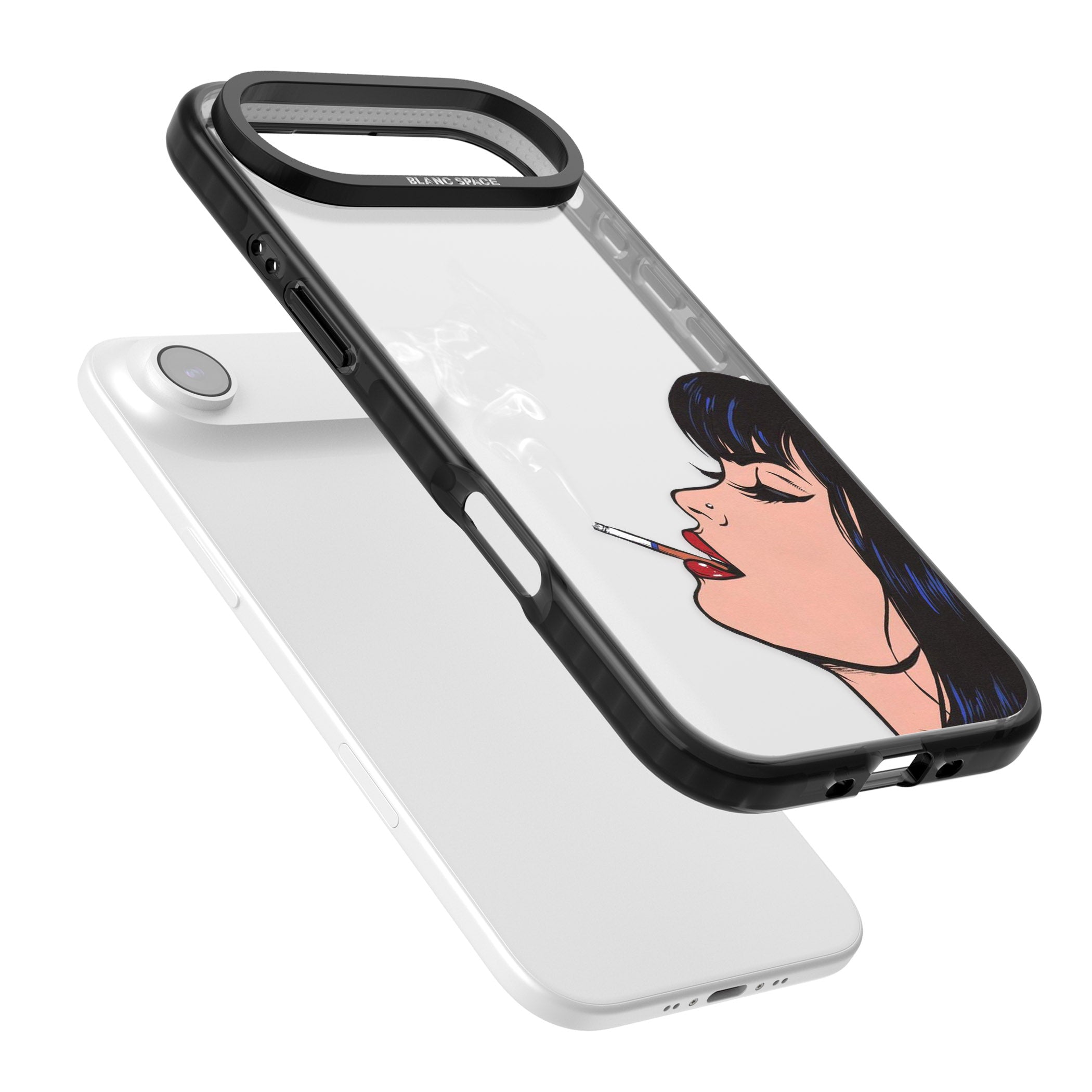 Stress Relief Pop Art iPhone 17 Air Impact Black Phone Case Colours