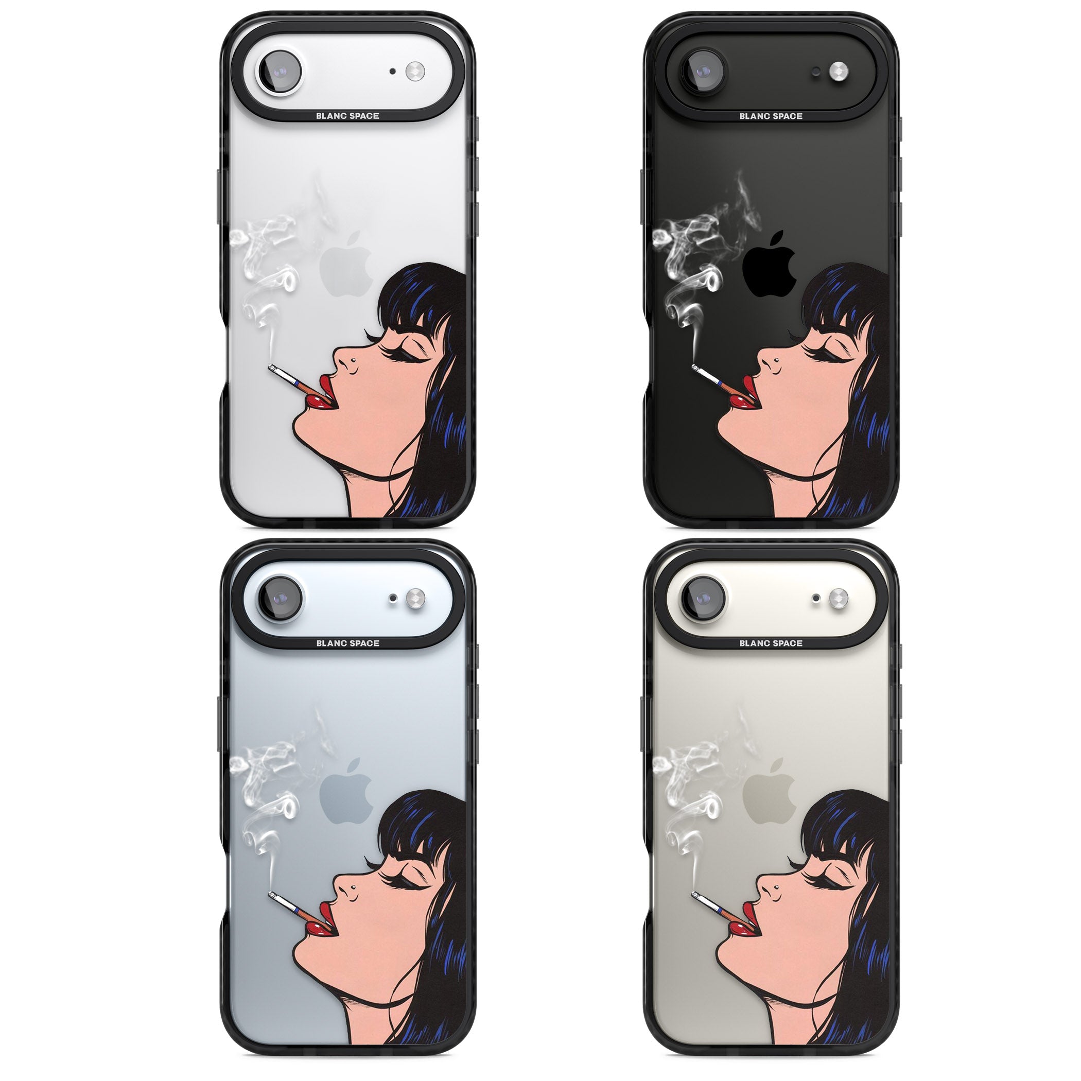 Stress Relief Pop Art iPhone 17 Air Impact Black Phone Case APT Impact Protection