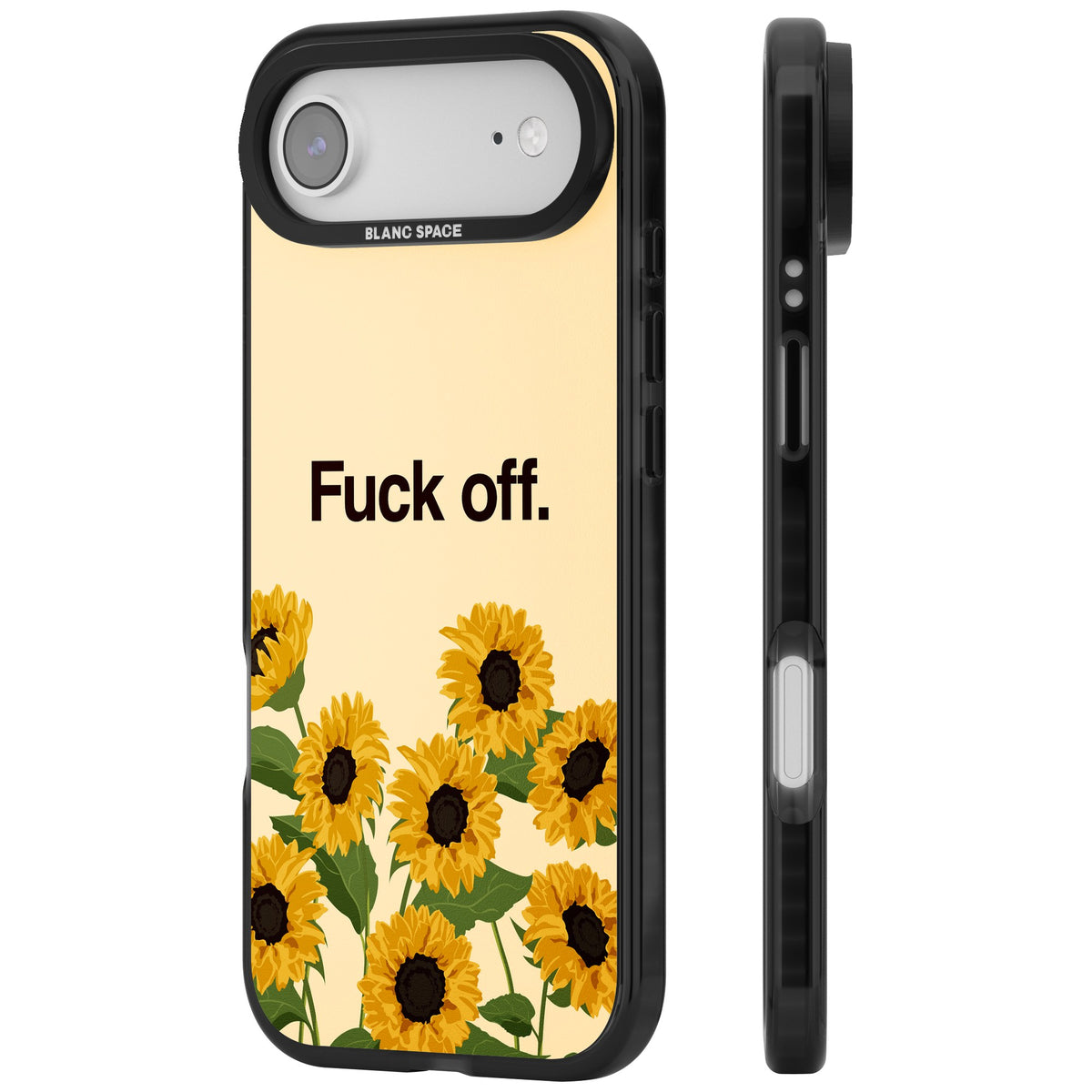 F*ck Off iPhone Air Impact Black Phone Case side