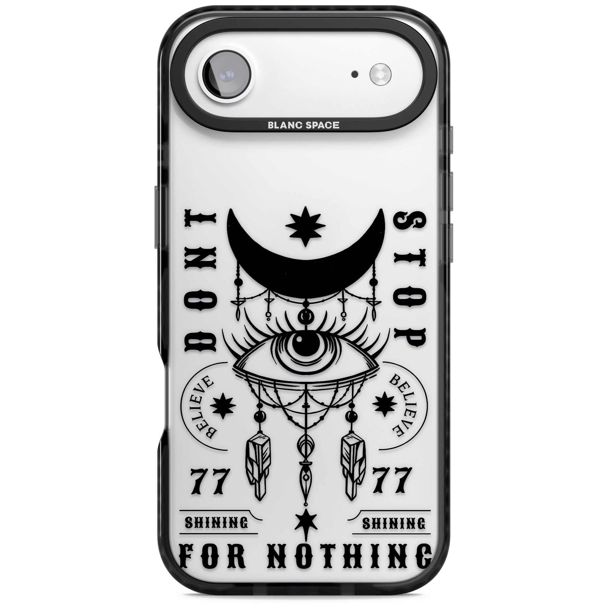 Dont Stop For Nothing iPhone 17 Air Impact Black Phone Case