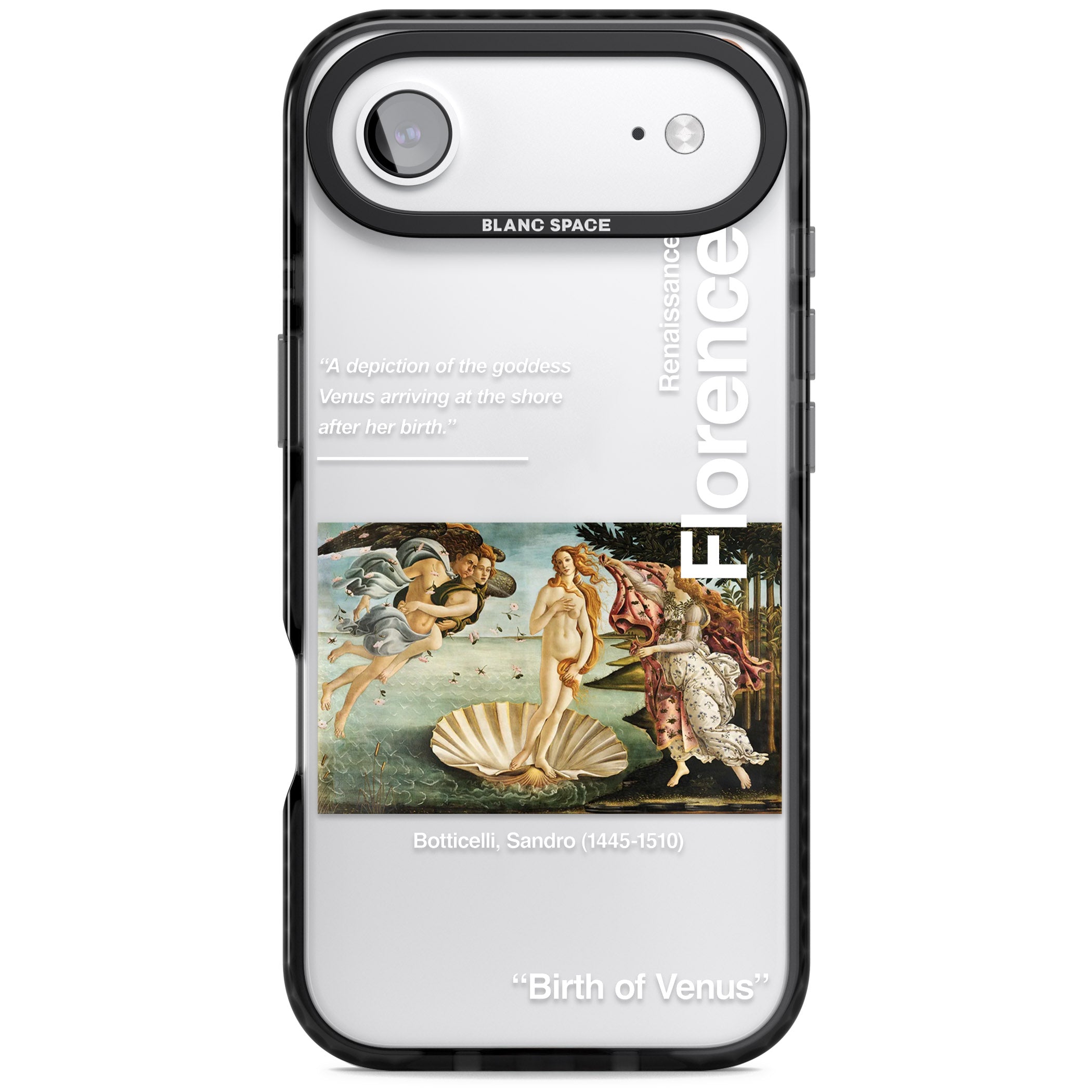 Birth Of Venus iPhone 17 Air Impact Black Phone Case