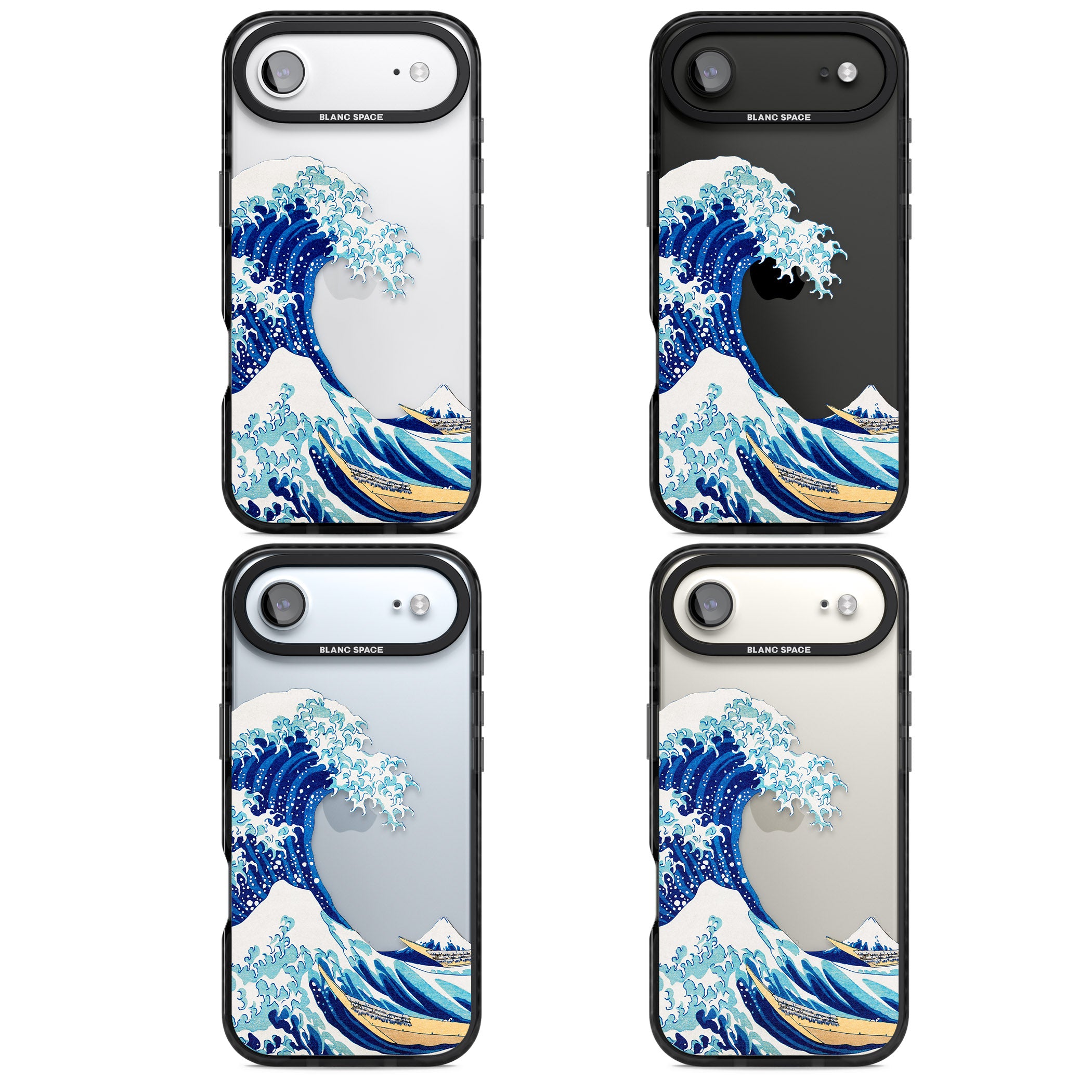 The Great Wave Of Kanagawa iPhone 17 Air Impact Black Phone Case APT Impact Protection