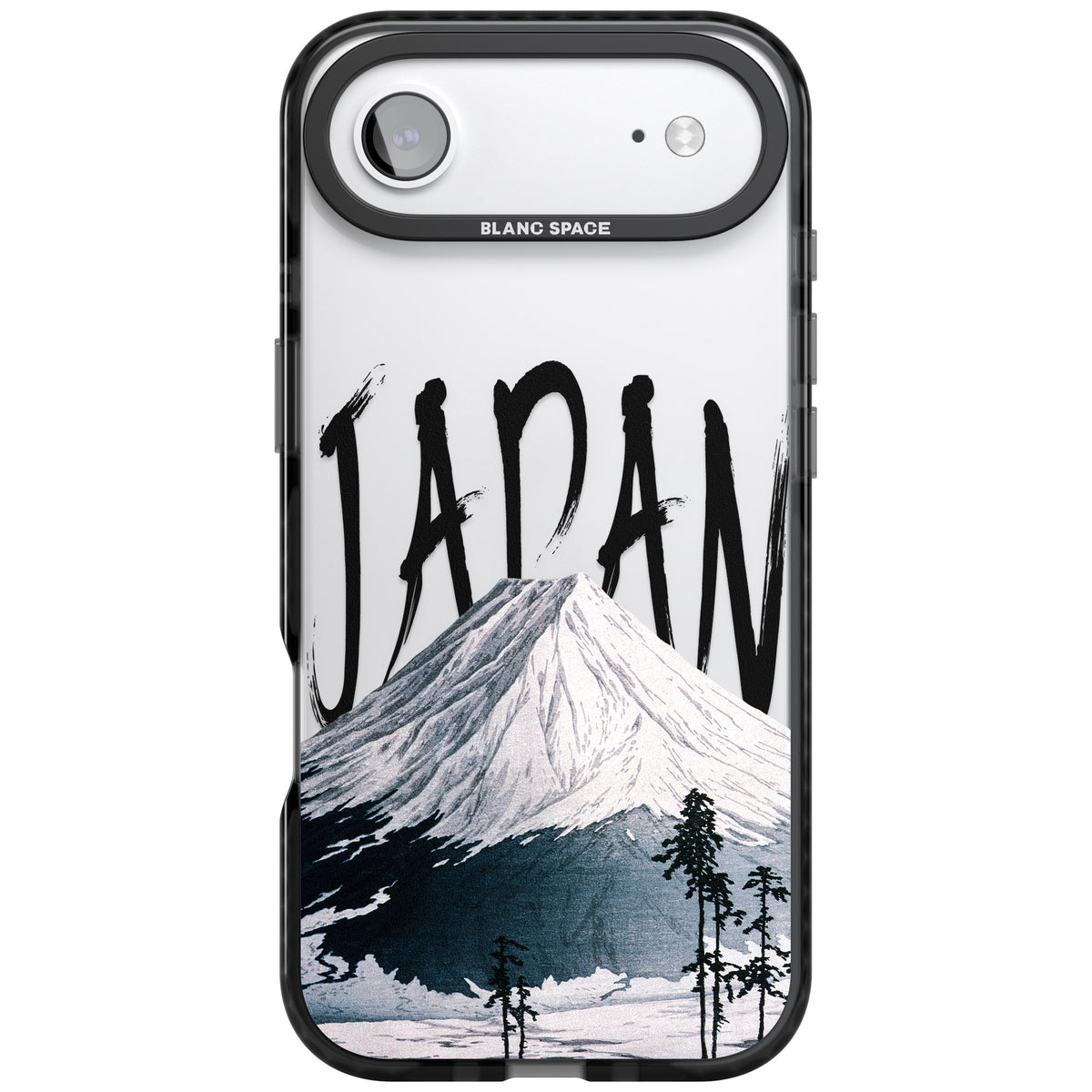 Mount Fuji Cutout iPhone Air Impact Black Phone Case front