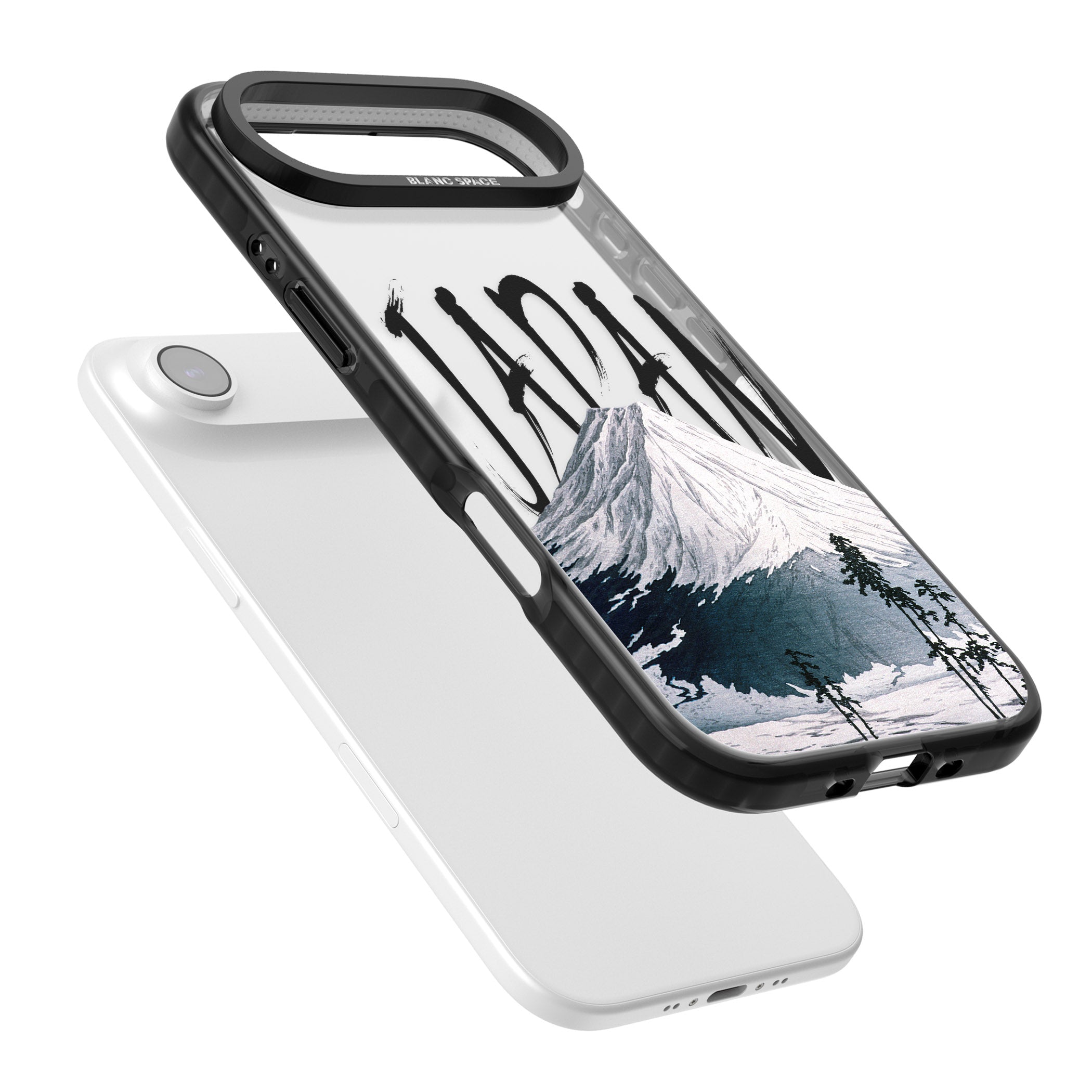 Mount Fuji Cutout iPhone 17 Air Impact Black Phone Case Colours