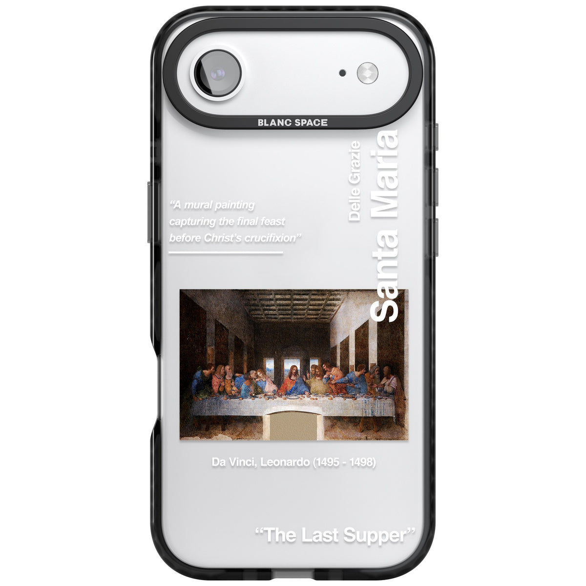 The Last Supper iPhone Air Impact Black Phone Case front