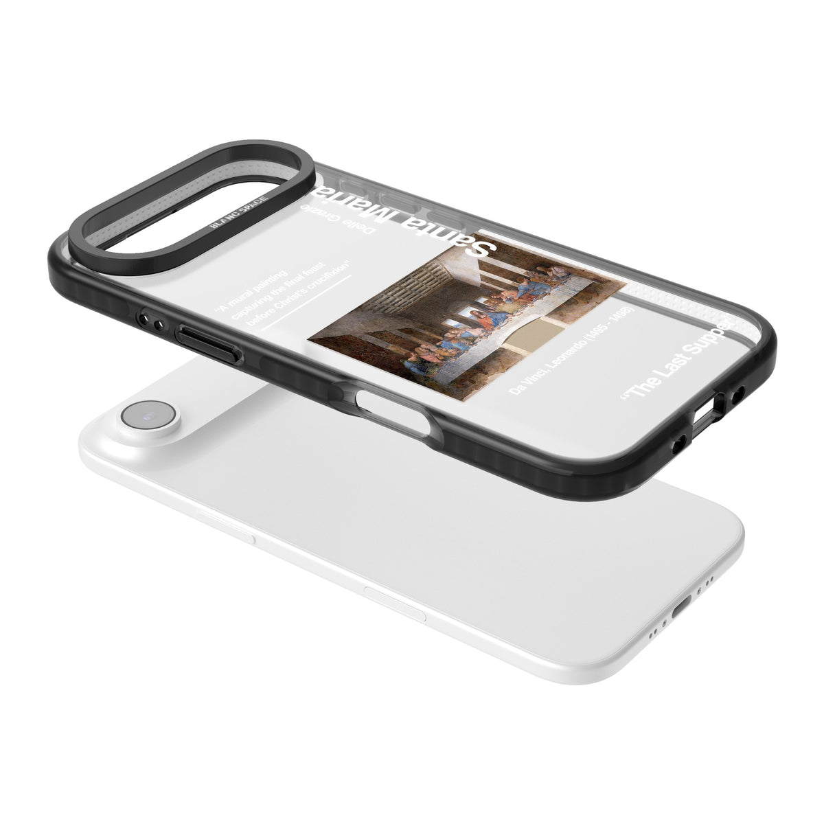The Last Supper iPhone Air Impact Black Phone Case angled