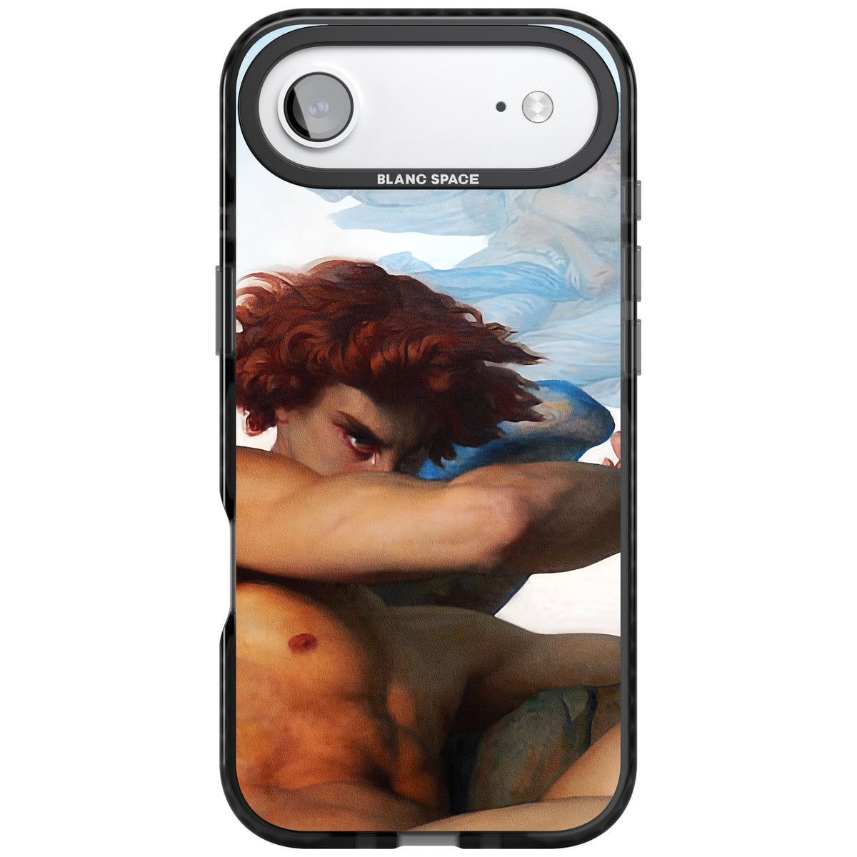 The Fallen Angel iPhone Air Impact Black Phone Case front