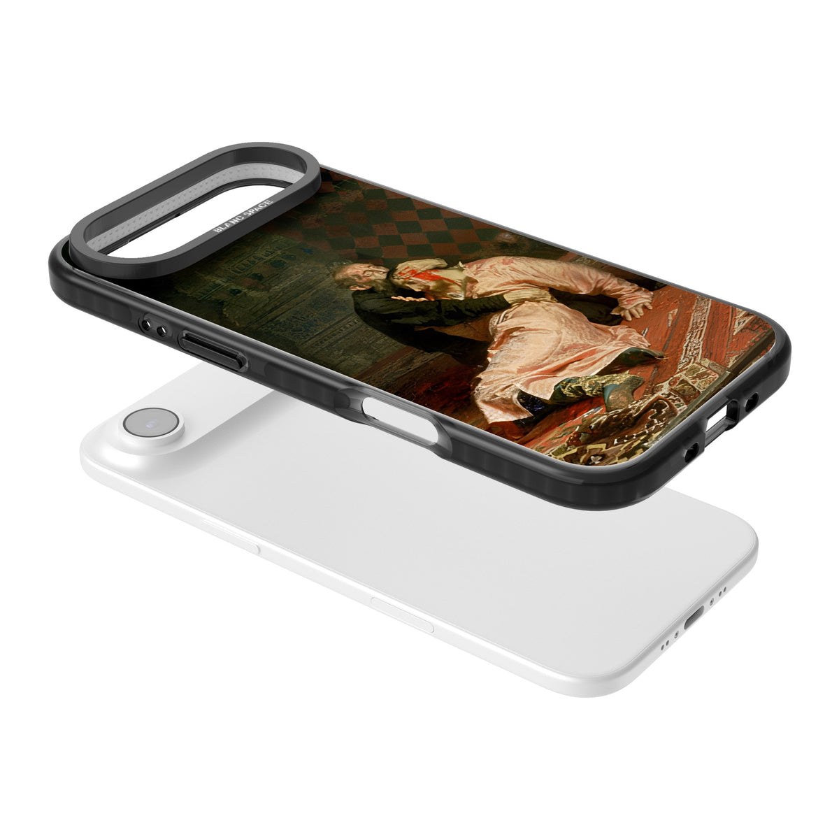 Ivan The Terrible & His Son iPhone Air Impact Black Phone Case angled
