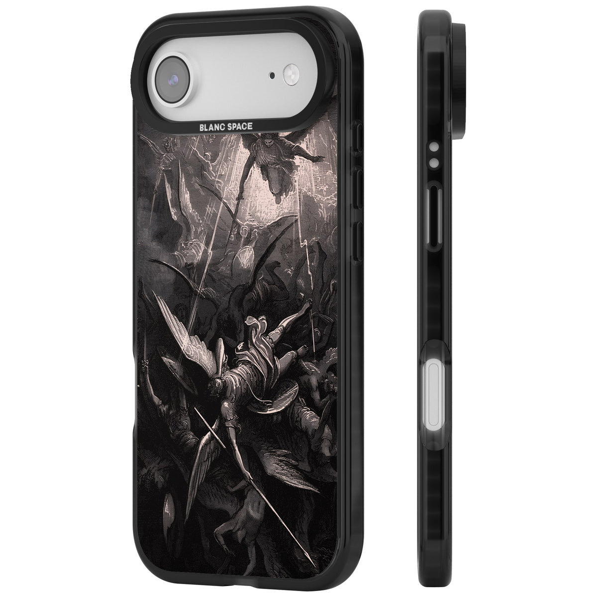 Paradise Lost iPhone Air Impact Black Phone Case side