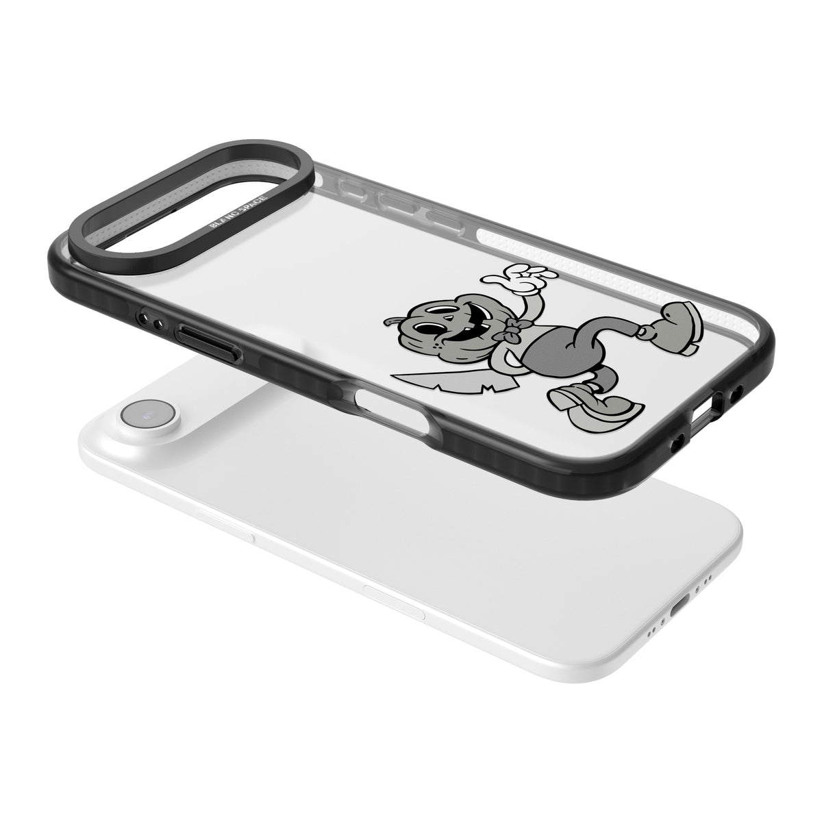 Jack O' Slasher iPhone Air Impact Black Phone Case angled