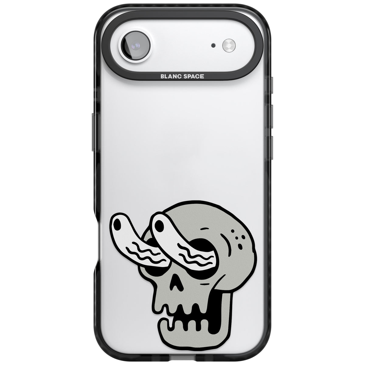 Skull Eyes iPhone Air Impact Black Phone Case front