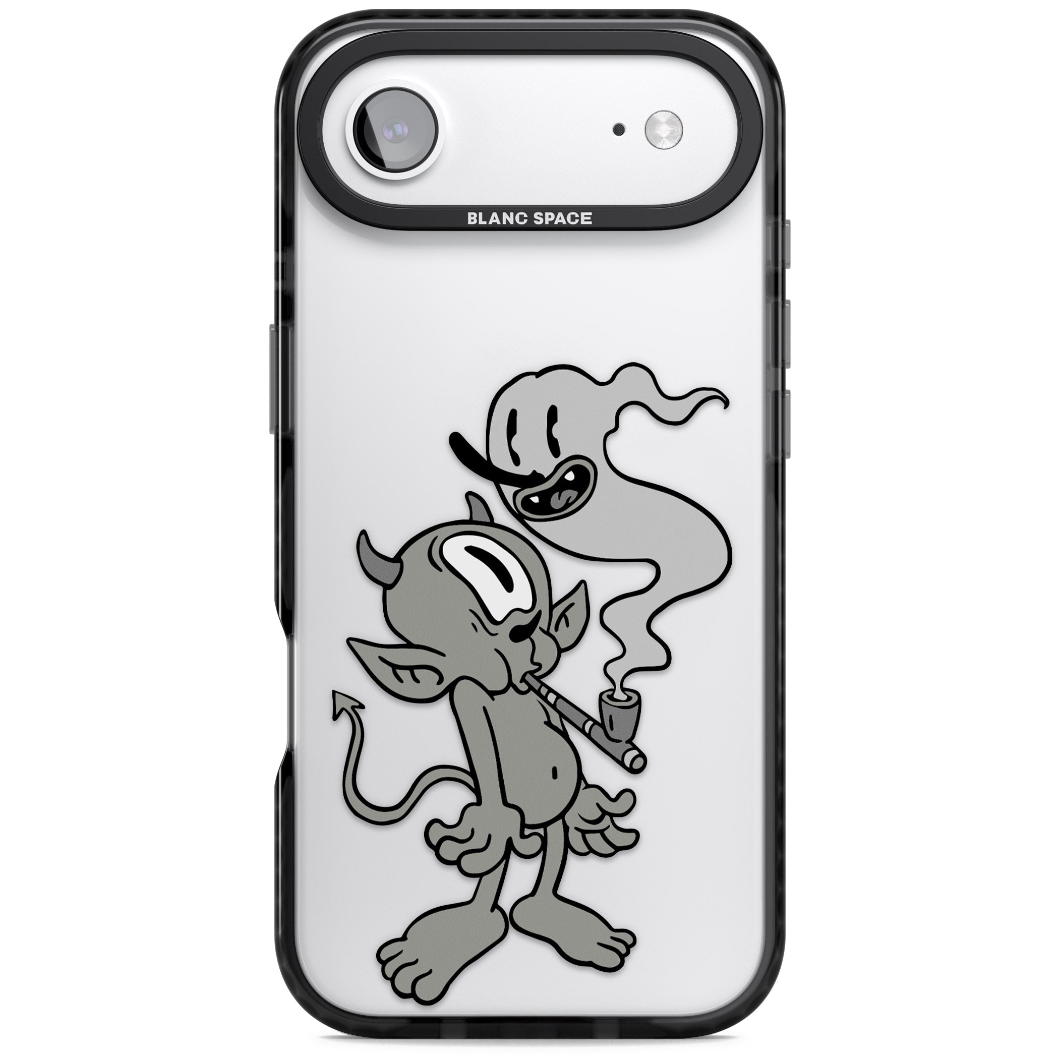 Pipe Goblin iPhone 17 Air Impact Black Phone Case