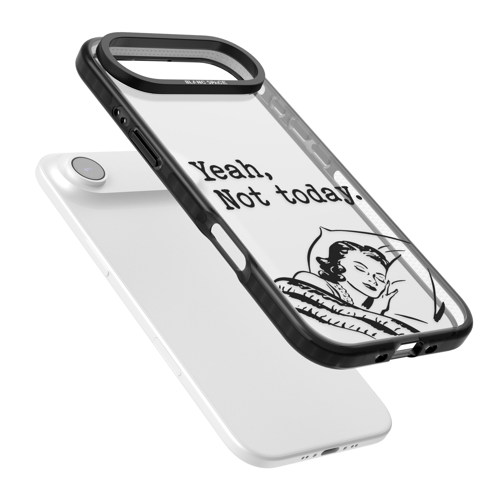 Yeah, Not Today iPhone 17 Air Impact Black Phone Case Colours