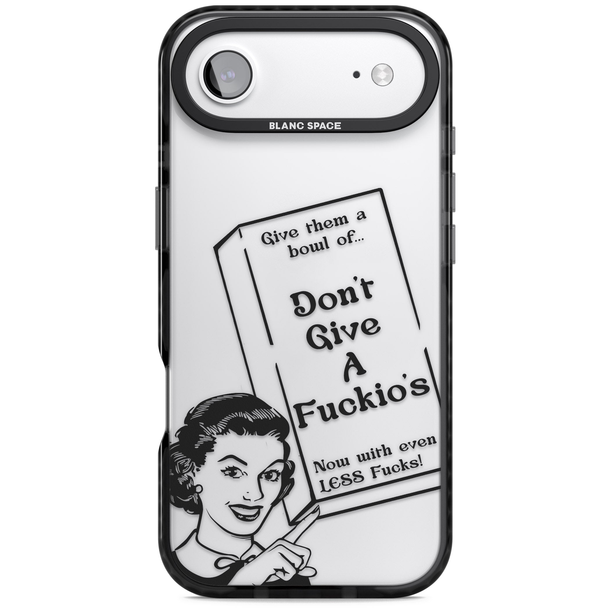 Dont Give A F Ckios Cereal iPhone 17 Air Impact Black Phone Case